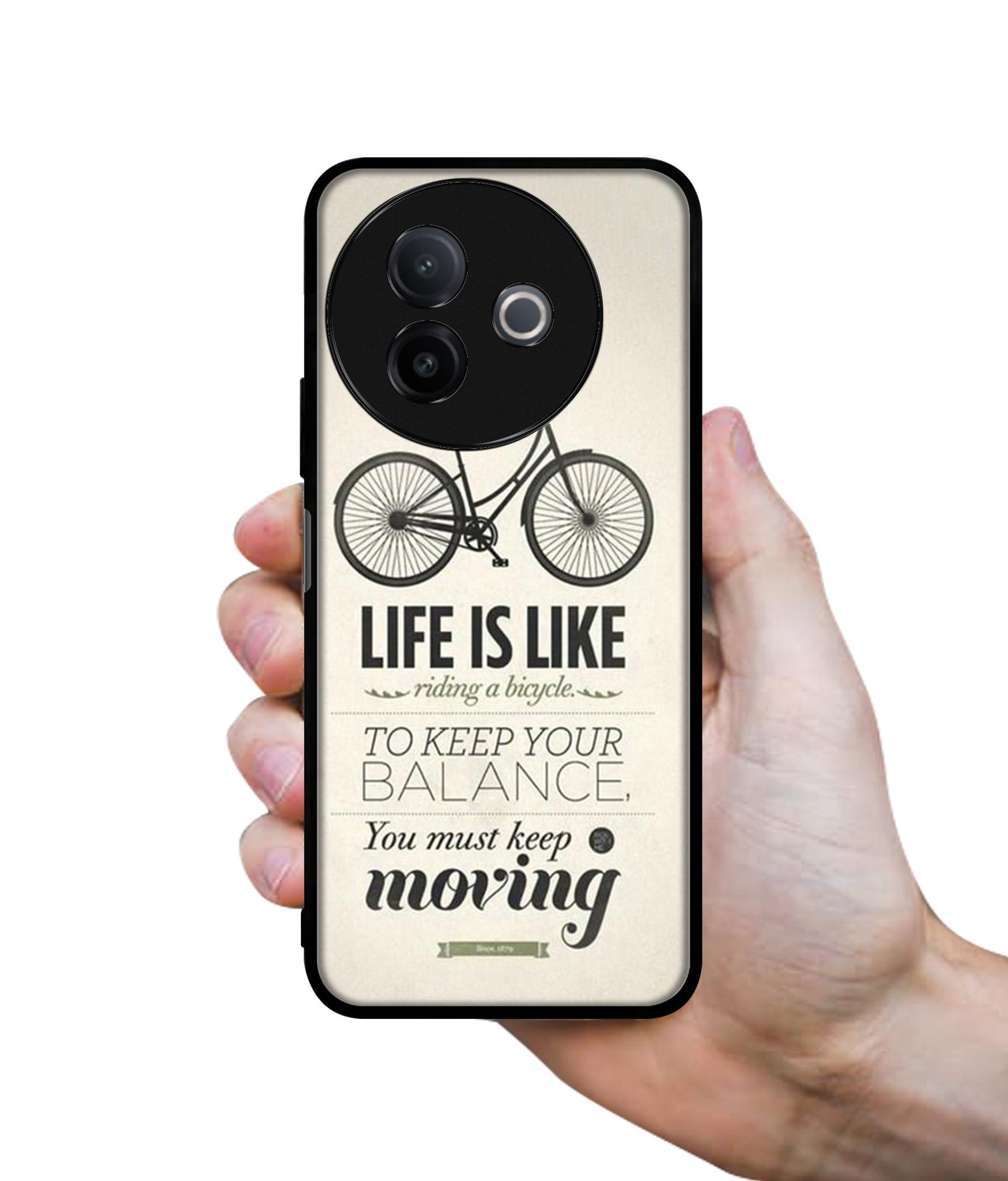 Life is Like Moving Designer 2D Printed Back Case Cover for Vivo Y39 5G / Y300i 5G