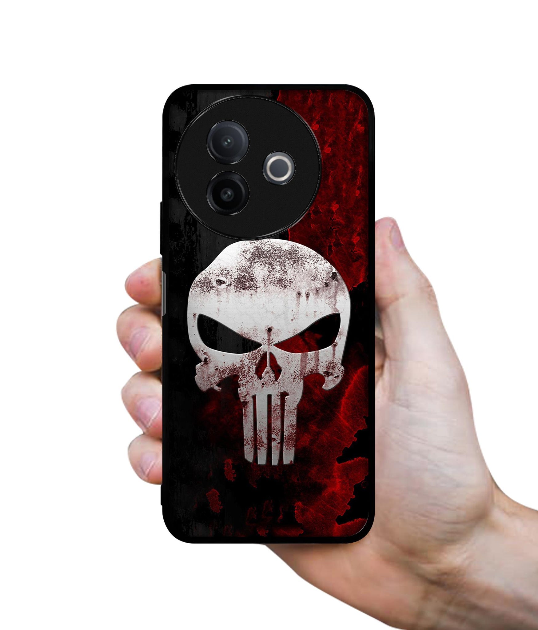 Punisher Skull Designer 2D Printed Back Case Cover for Vivo Y39 5G / Y300i 5G