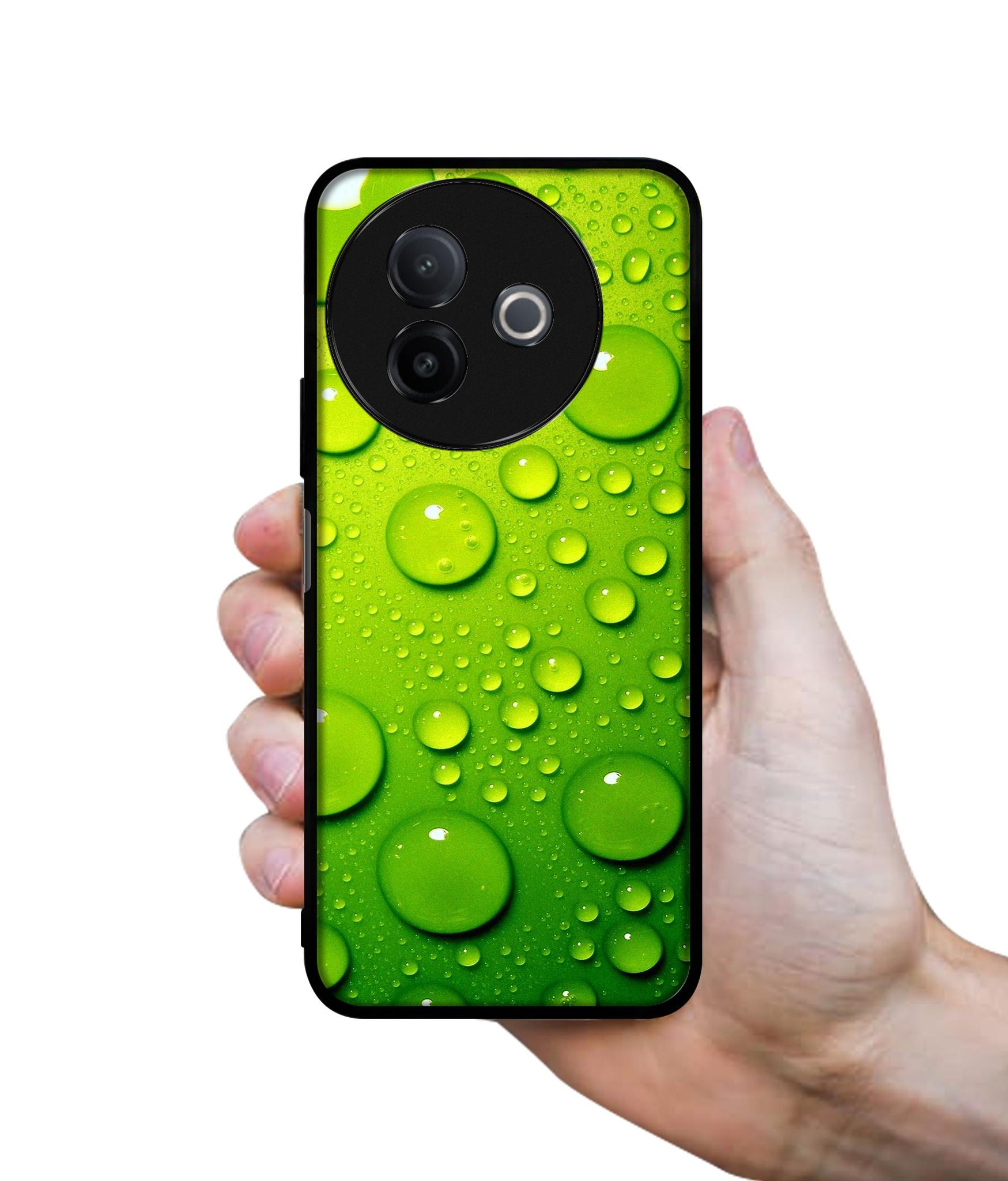Green Bubbles Designer 2D Printed Back Case Cover for Vivo Y39 5G / Y300i 5G