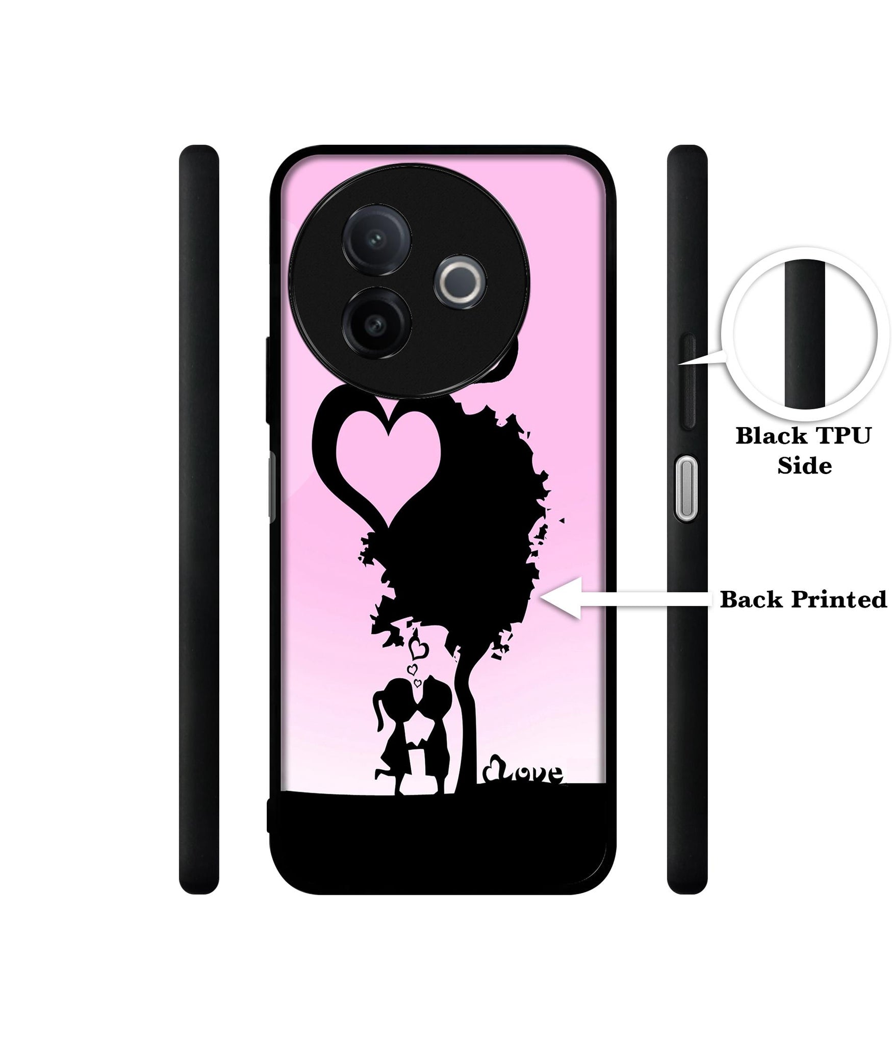 Sweet Love Designer 2D Printed Back Case Cover for Vivo Y39 5G / Y300i 5G