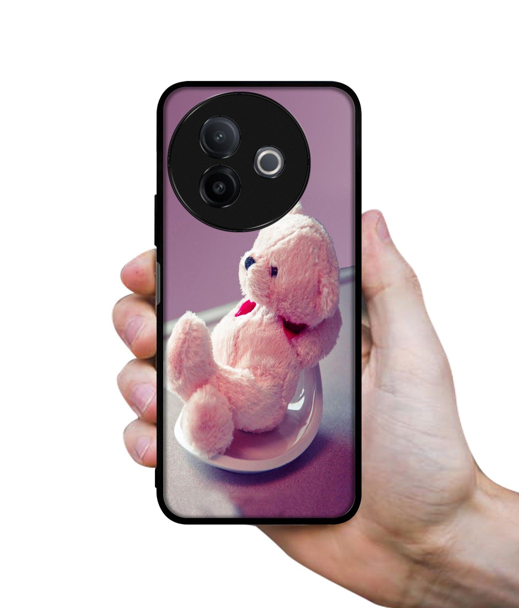 Cute Teddy Bear Designer 2D Printed Back Case Cover for Vivo Y39 5G / Y300i 5G