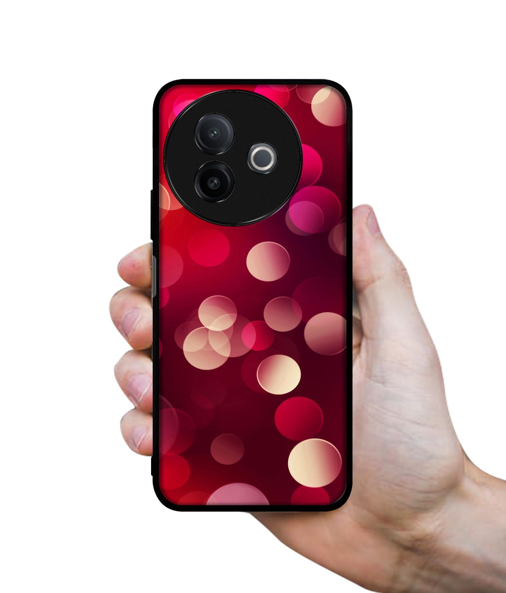 3D Circles Designer 2D Printed Back Case Cover for Vivo Y39 5G / Y300i 5G