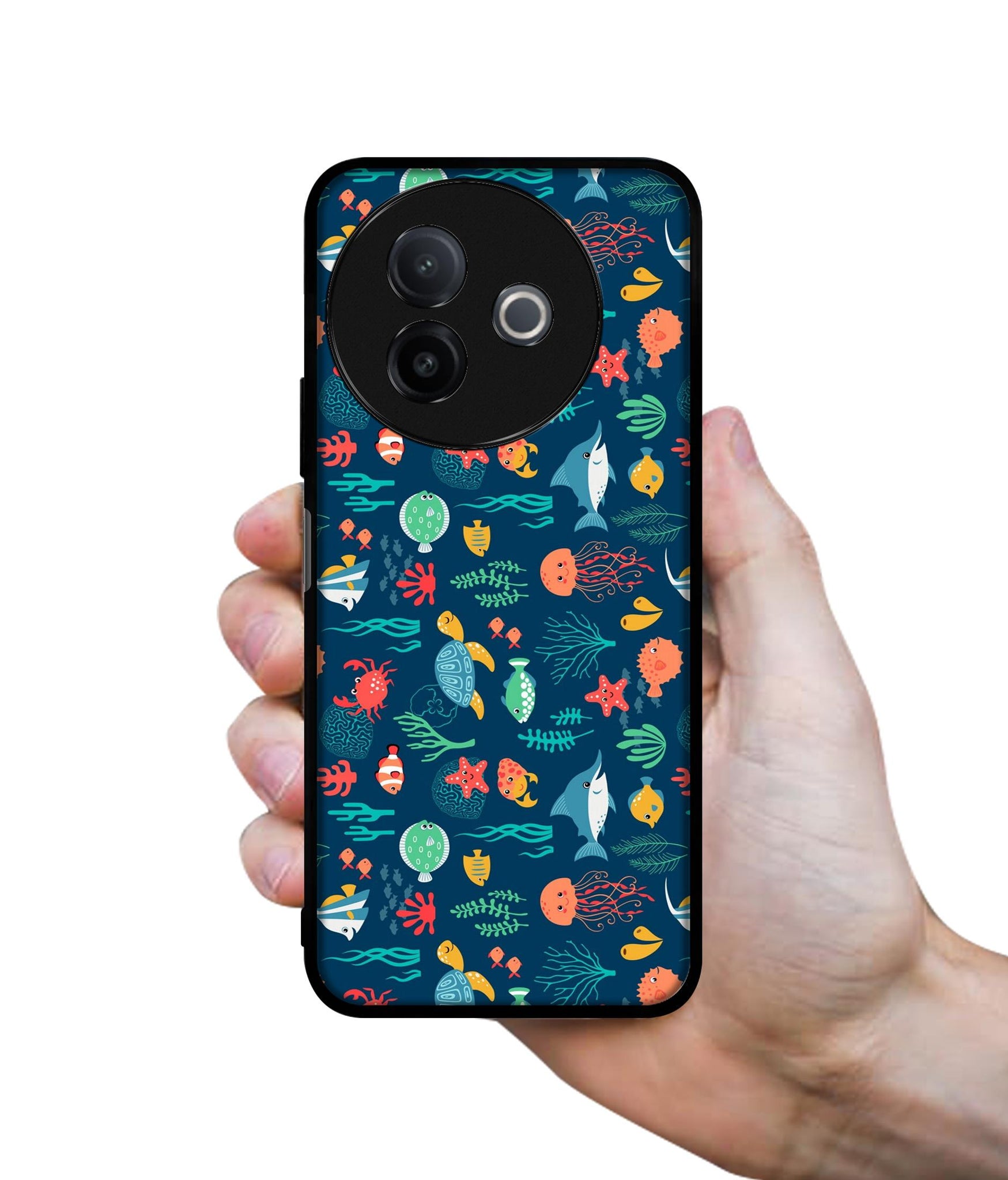 Aquarium Texture Designer 2D Printed Back Case Cover for Vivo Y39 5G / Y300i 5G