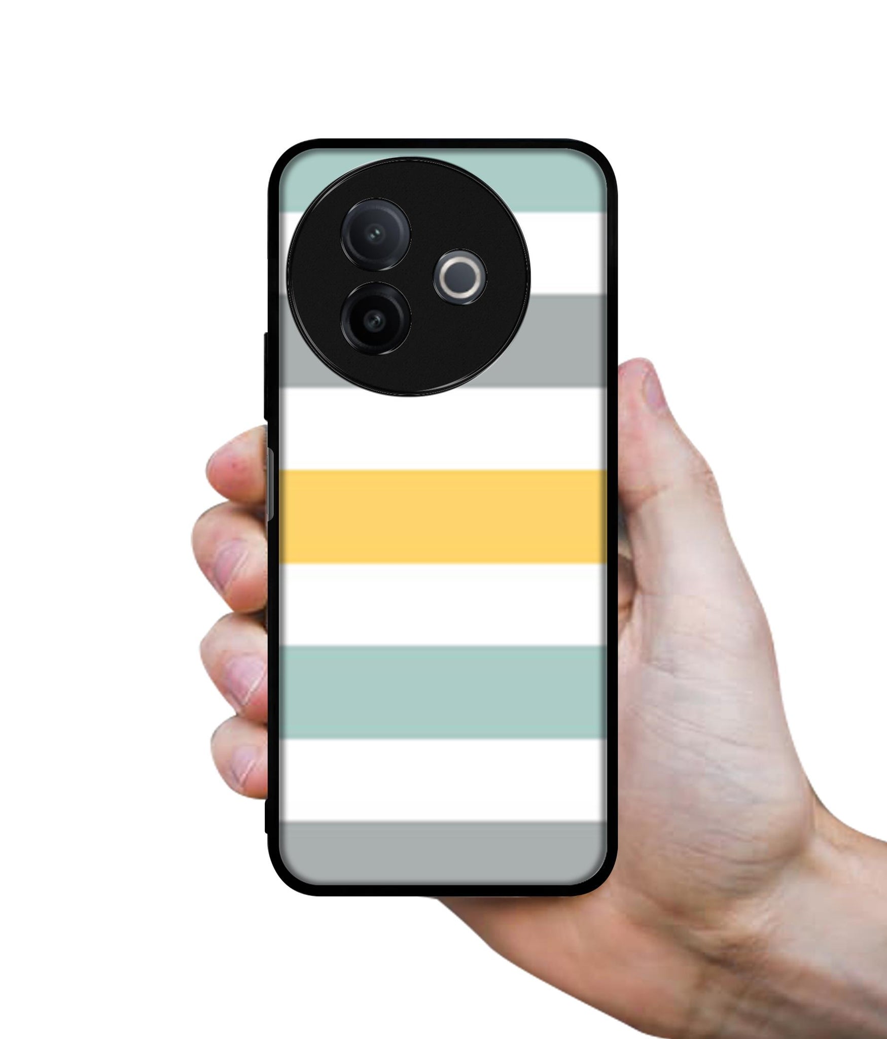 Line Texture Designer 2D Printed Back Case Cover for Vivo Y39 5G / Y300i 5G