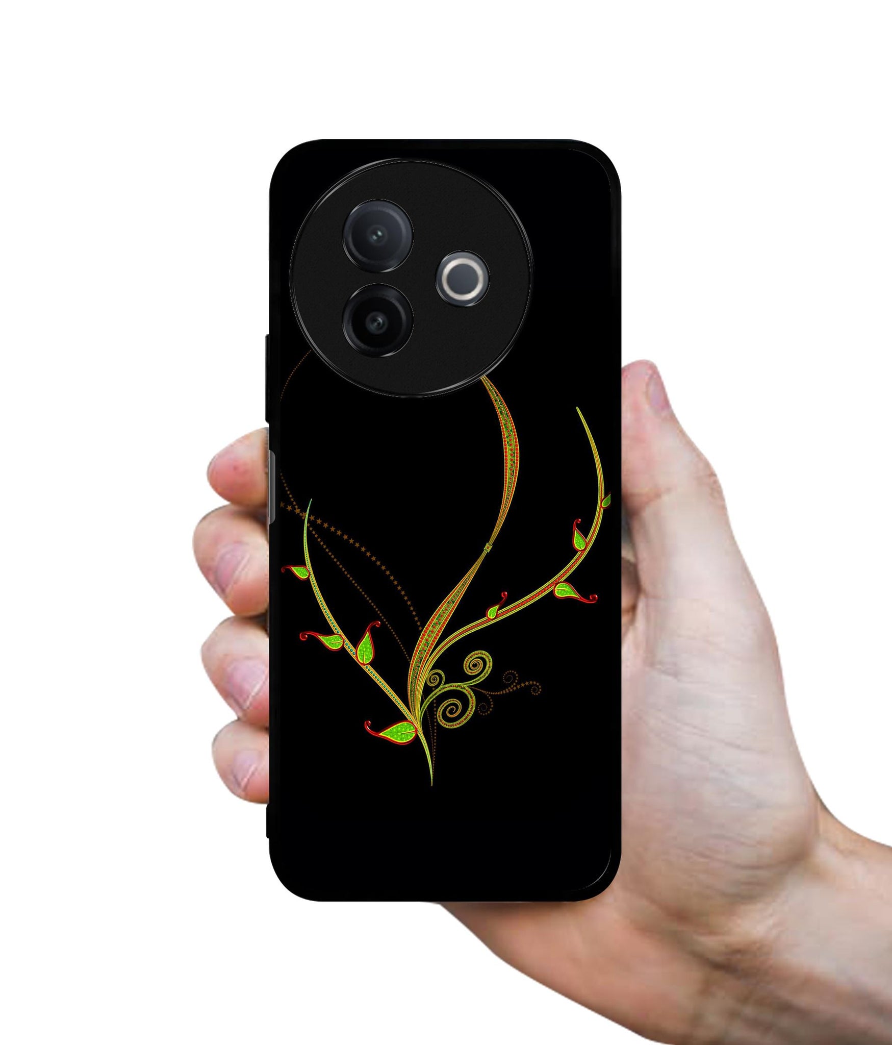 Yellow Pattern Designer 2D Printed Back Case Cover for Vivo Y39 5G / Y300i 5G