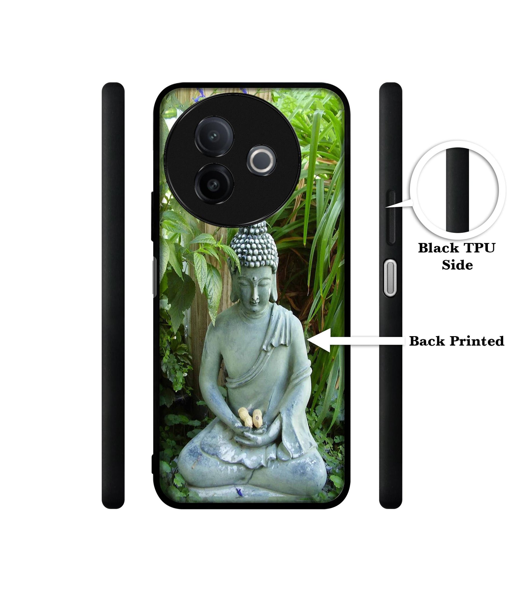 Buddhism Designer 2D Printed Back Case Cover for Vivo Y39 5G / Y300i 5G