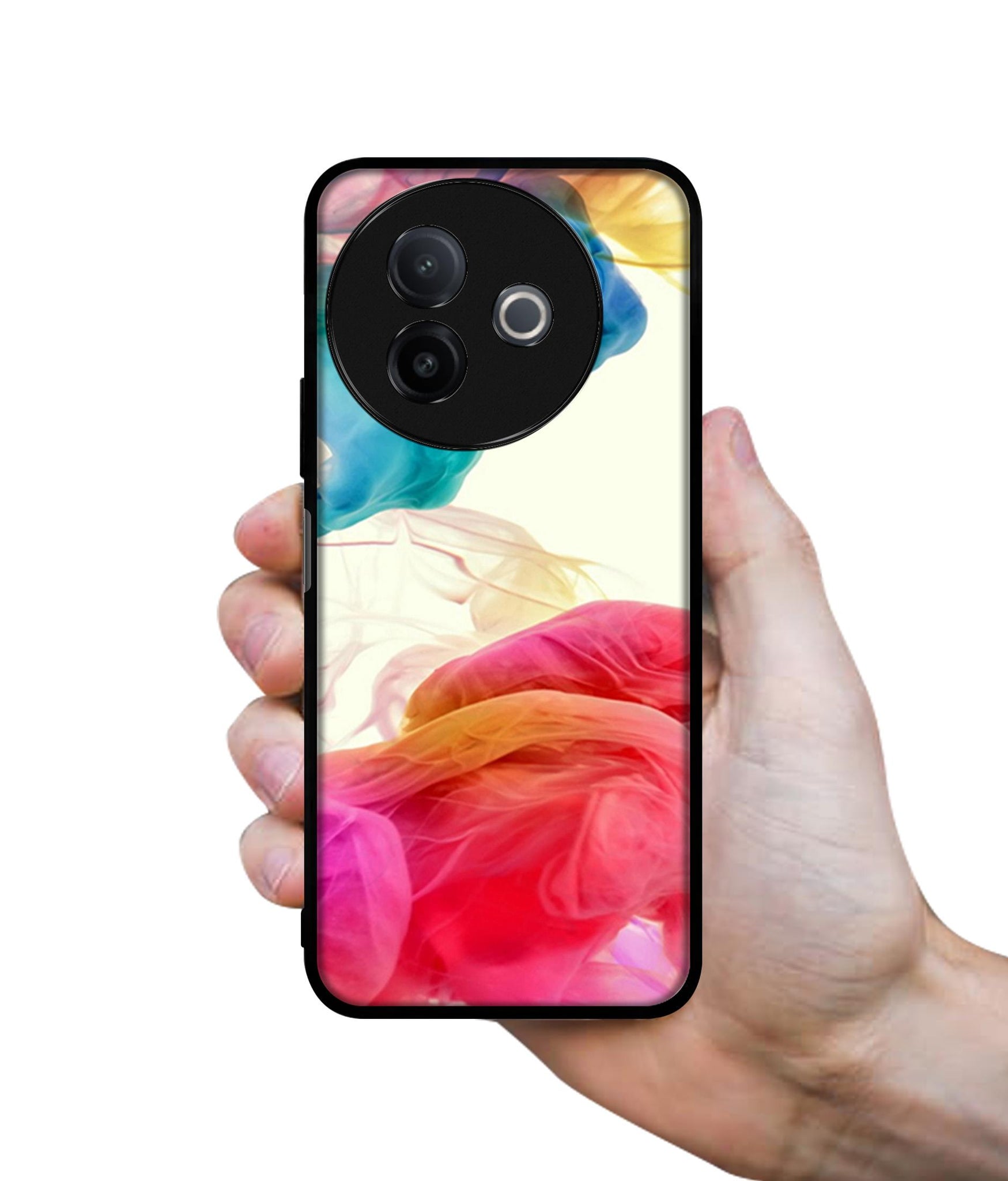 Colored Smoke Designer 2D Printed Back Case Cover for Vivo Y39 5G / Y300i 5G