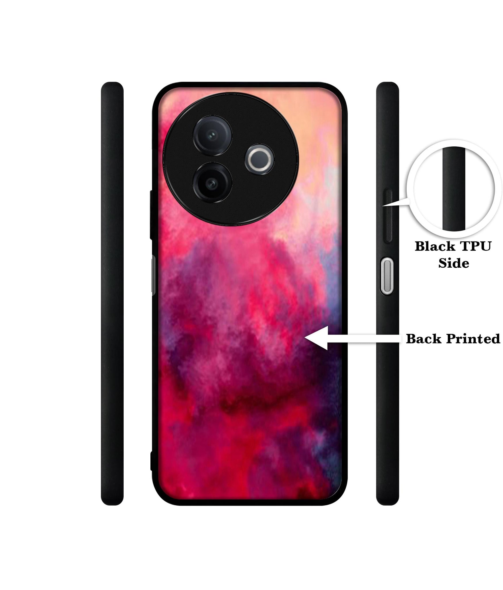 Holi Color Designer 2D Printed Back Case Cover for Vivo Y39 5G / Y300i 5G