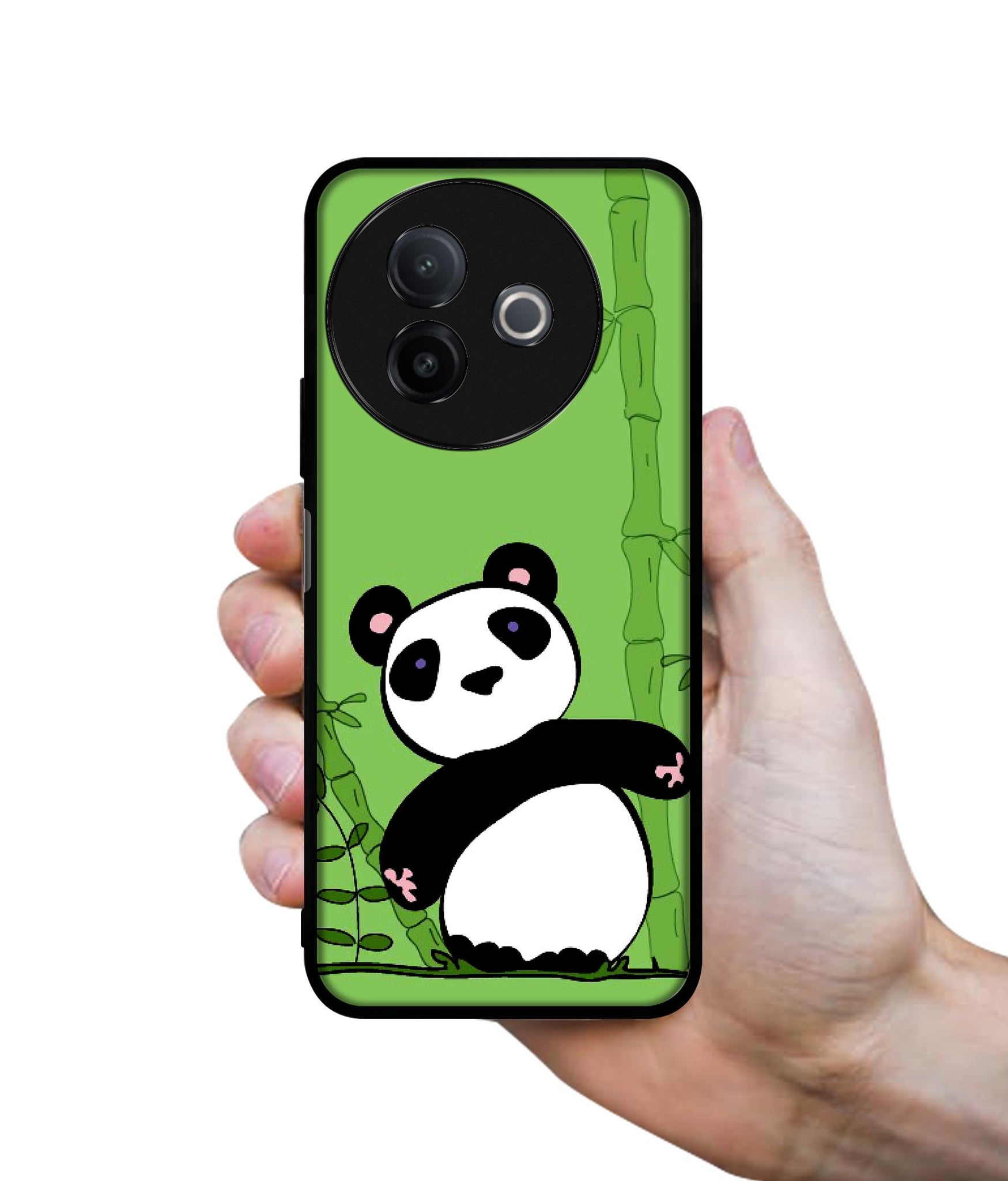 Panda with Bamboo Designer 2D Printed Back Case Cover for Vivo Y39 5G / Y300i 5G