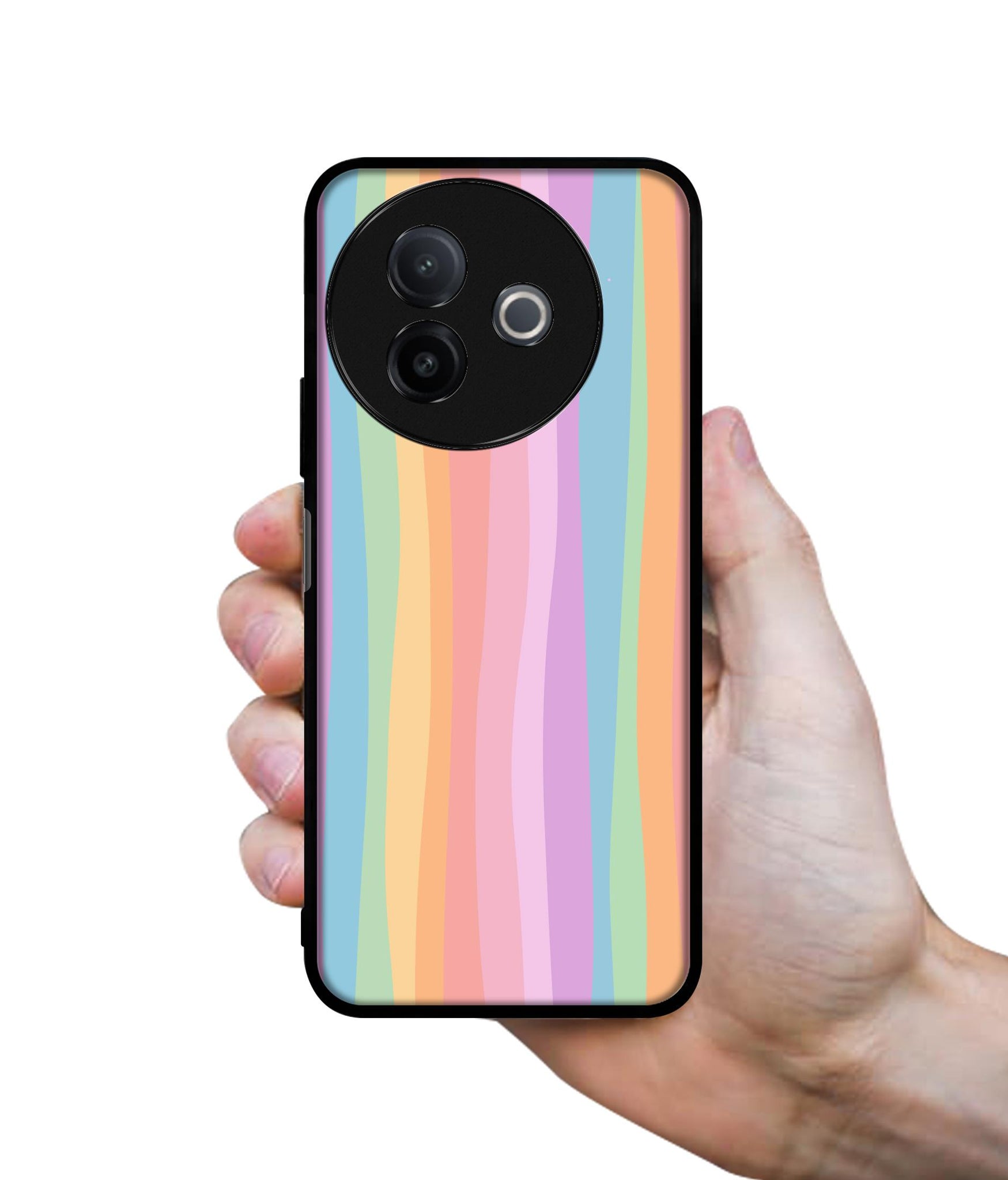 Cool Rainbow Designer 2D Printed Back Case Cover for Vivo Y39 5G / Y300i 5G
