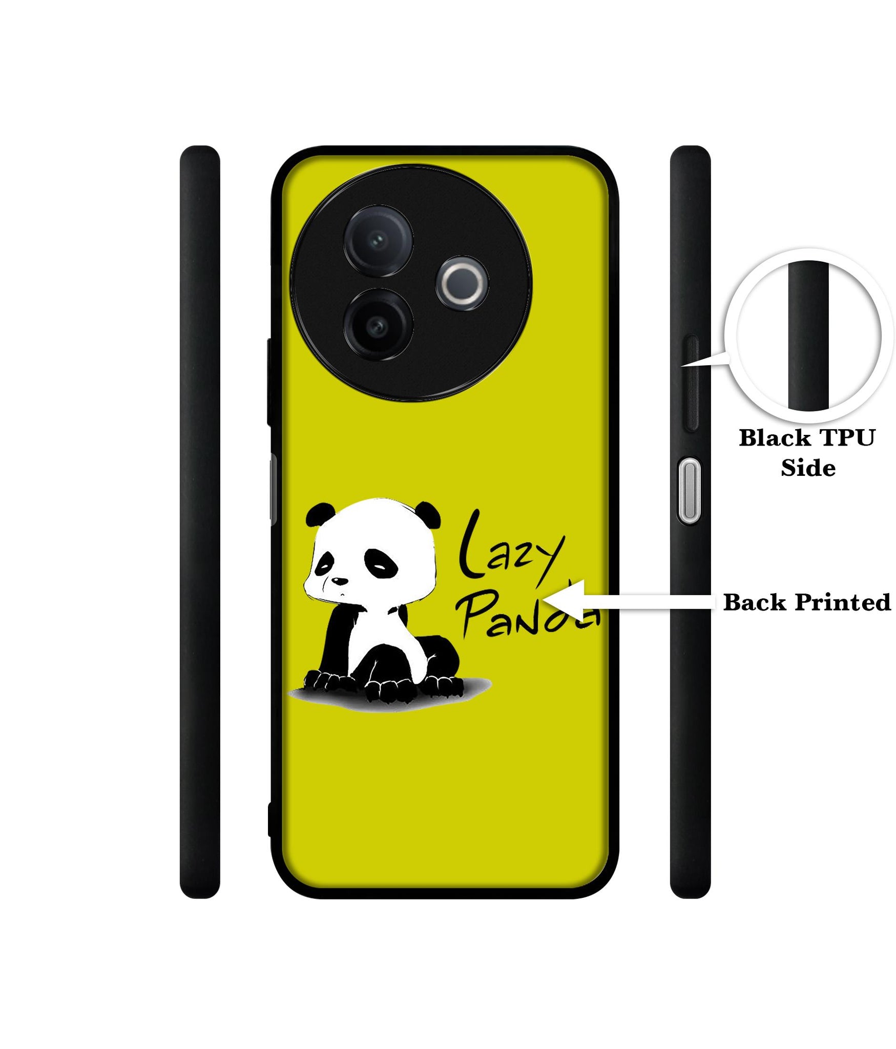Lazy Panda Designer 2D Printed Back Case Cover for Vivo Y39 5G / Y300i 5G
