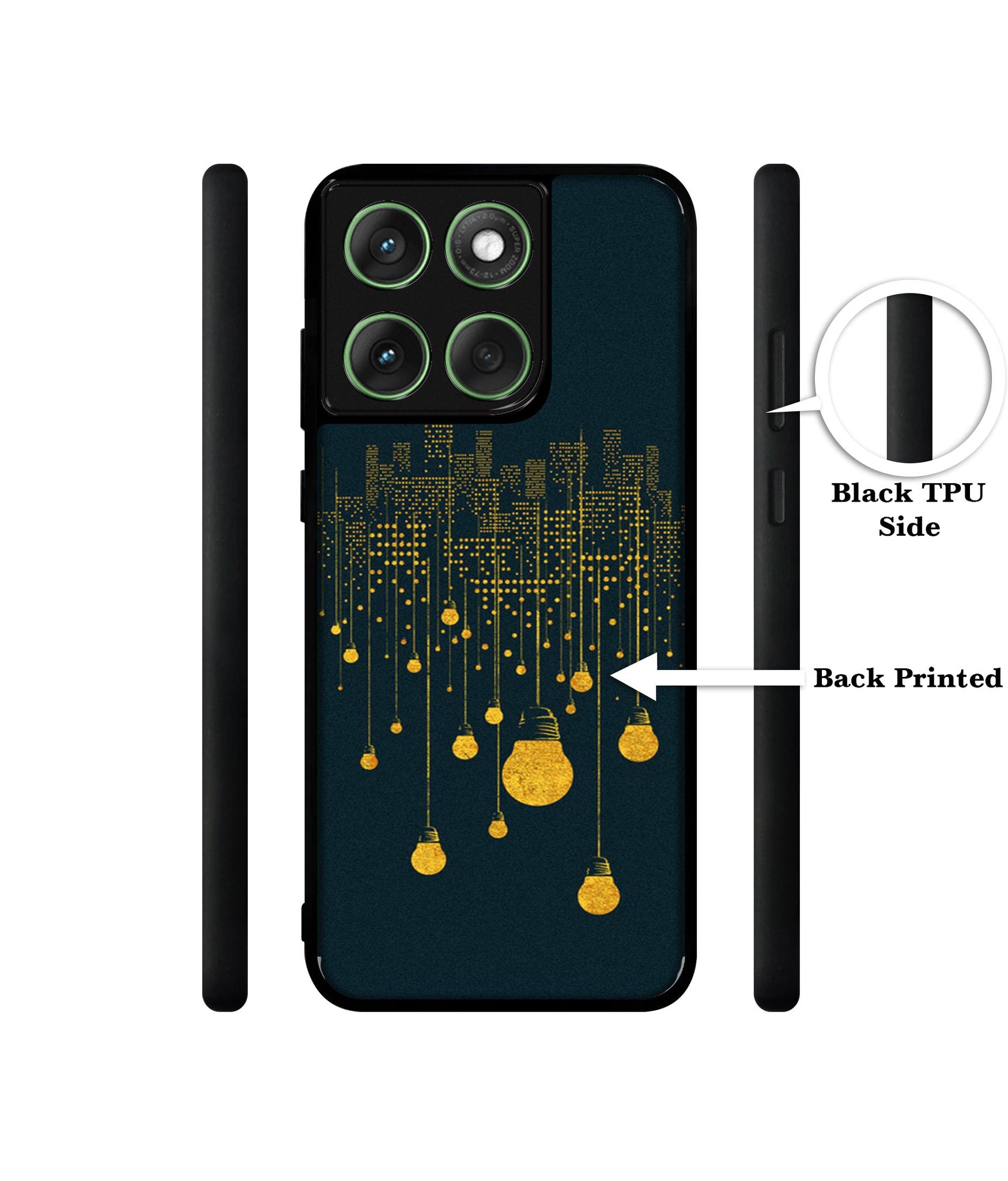 City Light Pattern Designer 2D Printed Back Case Cover for Motorola Moto Edge 60 5G / Edge 60 Fusion 5G