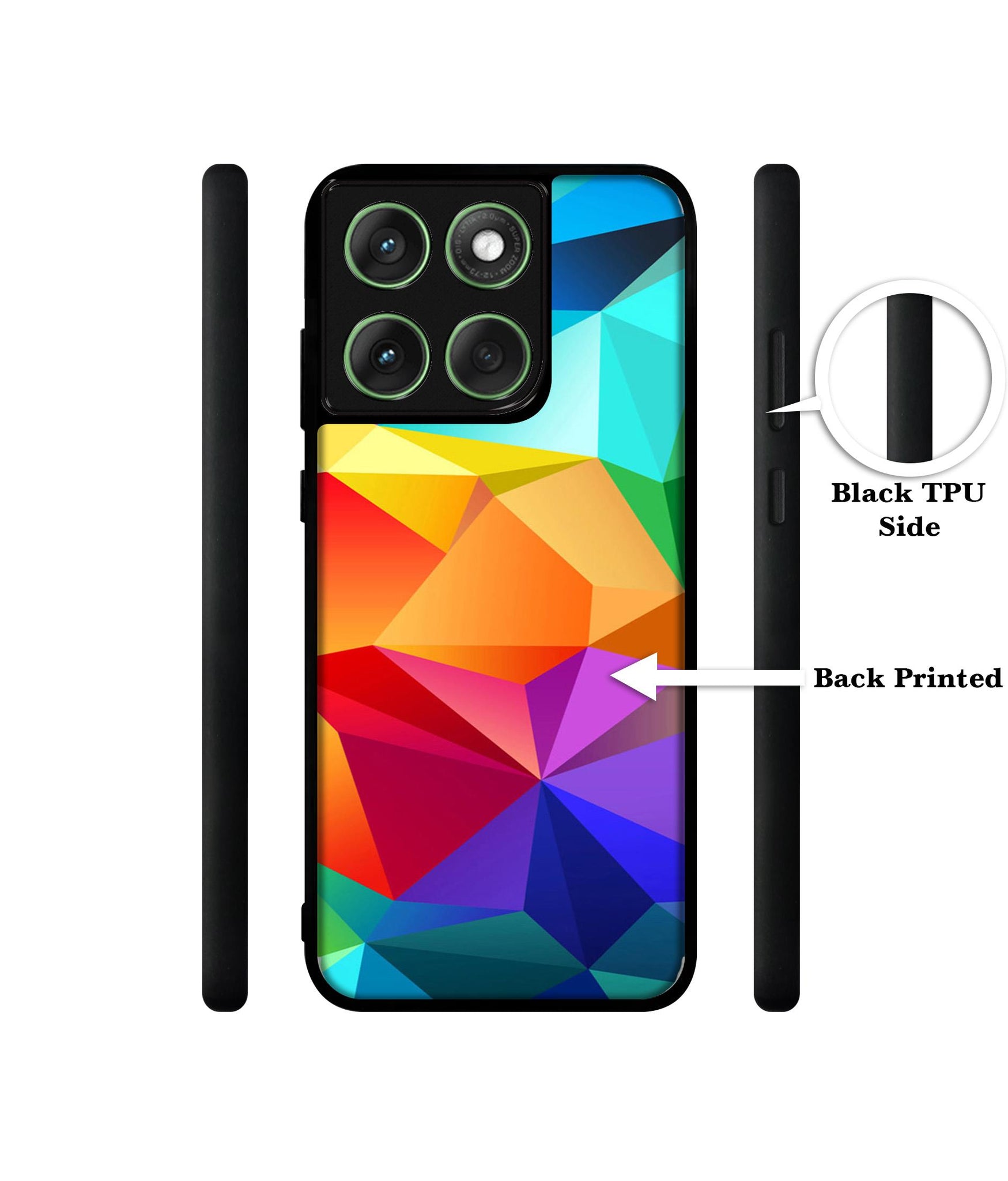 Colorful Pattern Designer 2D Printed Back Case Cover for Motorola Moto Edge 60 5G / Edge 60 Fusion 5G