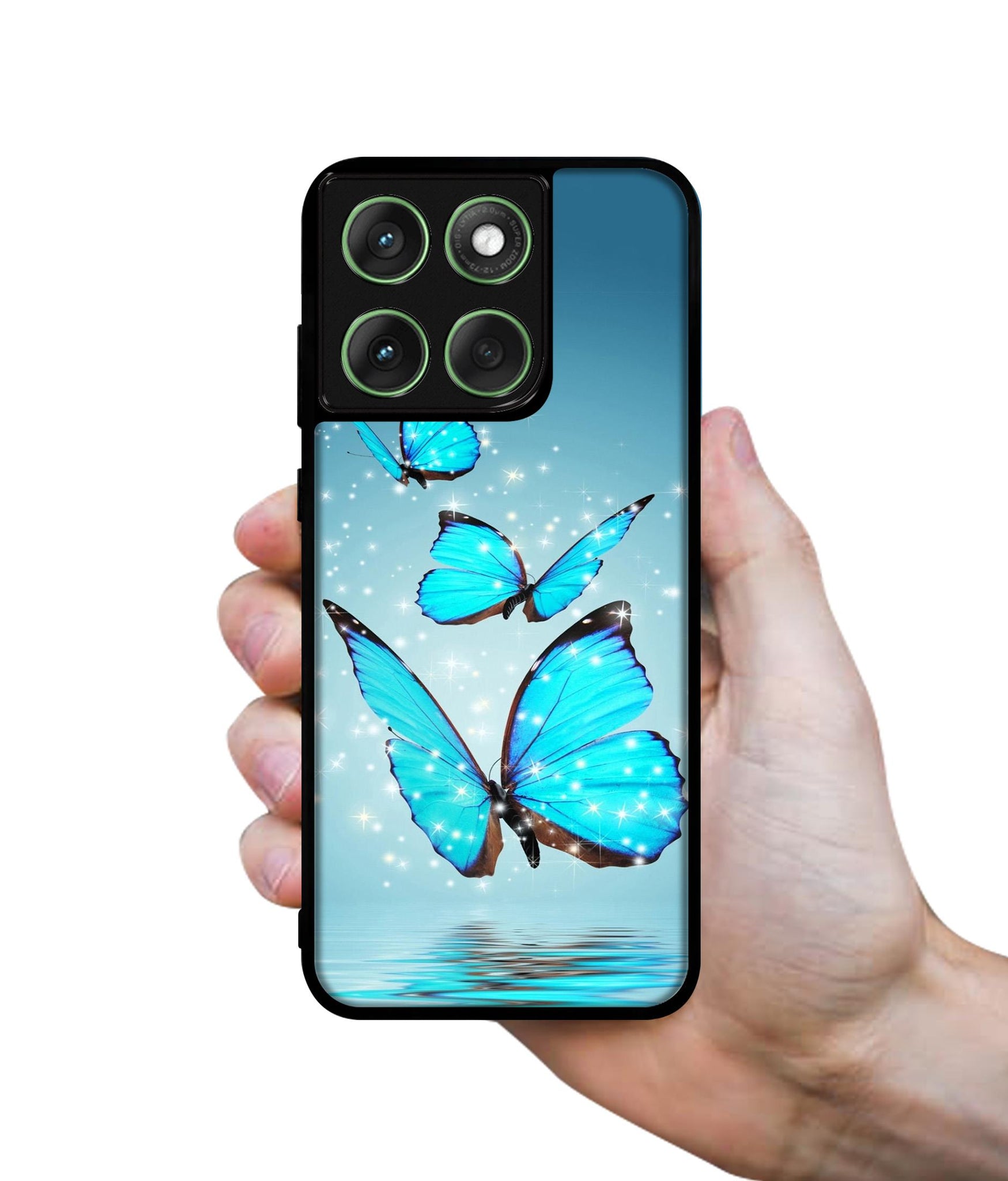 Flying Butterflies Designer 2D Printed Back Case Cover for Motorola Moto Edge 60 5G / Edge 60 Fusion 5G