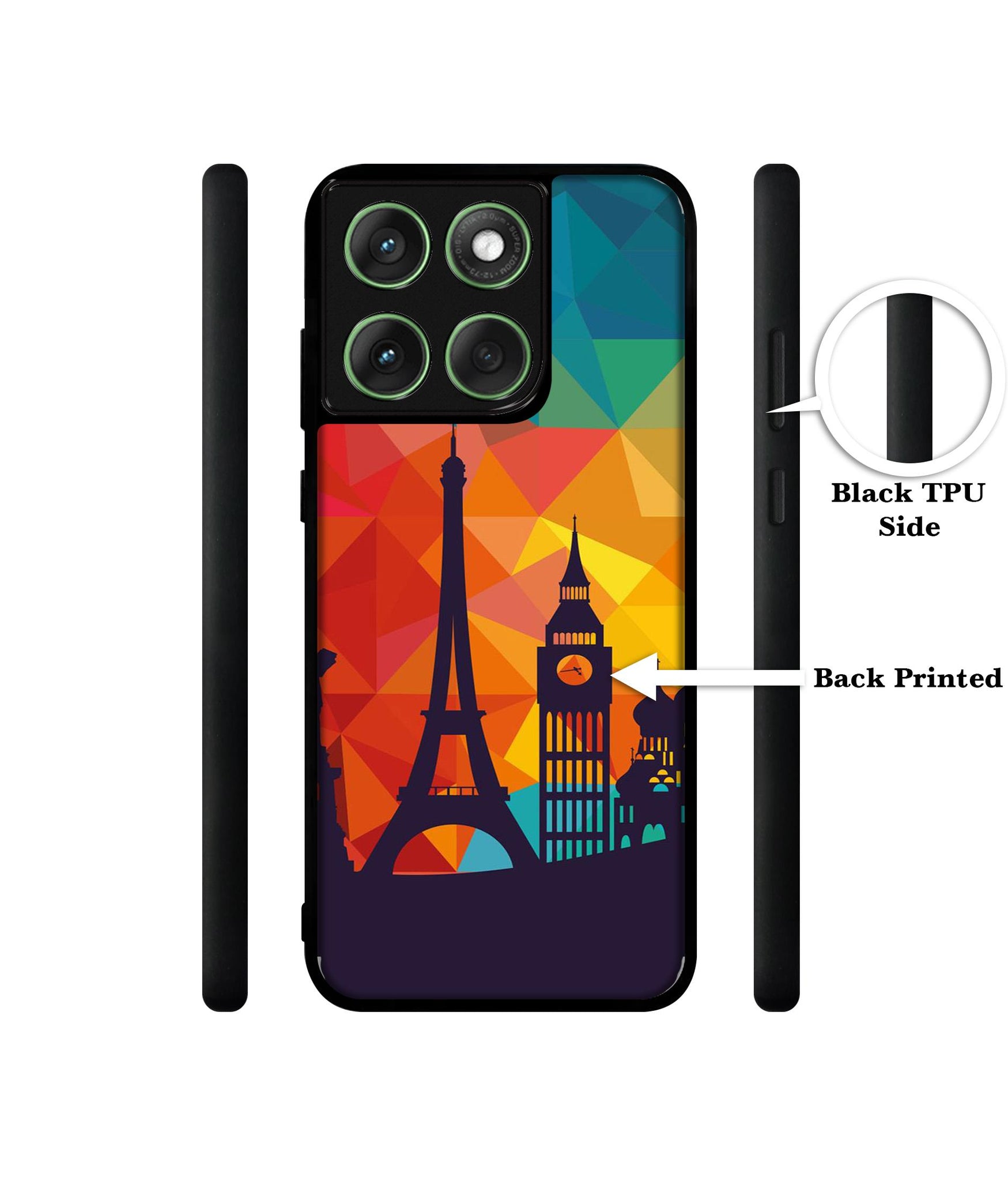 Colored Paris Designer 2D Printed Back Case Cover for Motorola Moto Edge 60 5G / Edge 60 Fusion 5G