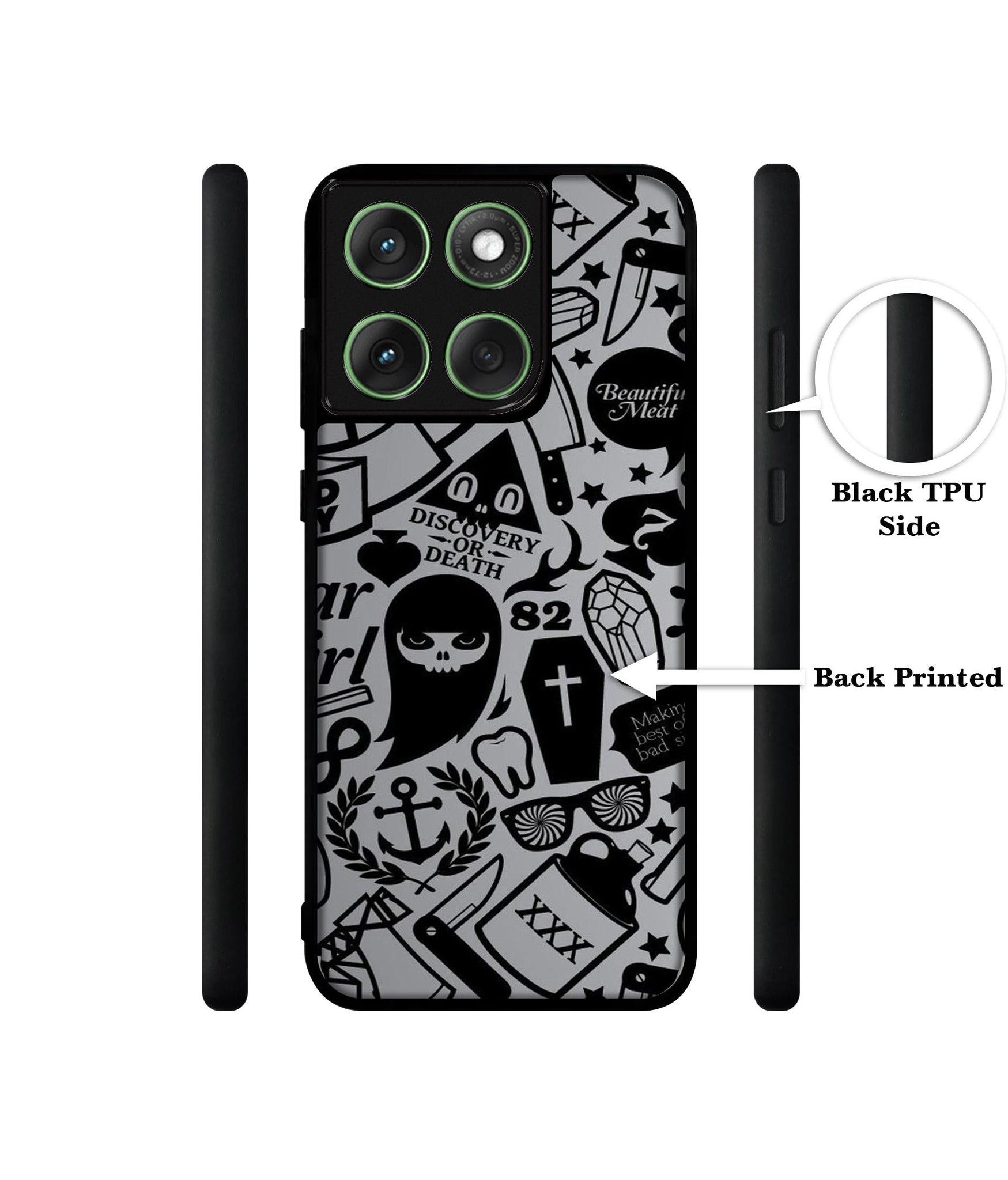 Discover Or Death Designer 2D Printed Back Case Cover for Motorola Moto Edge 60 5G / Edge 60 Fusion 5G