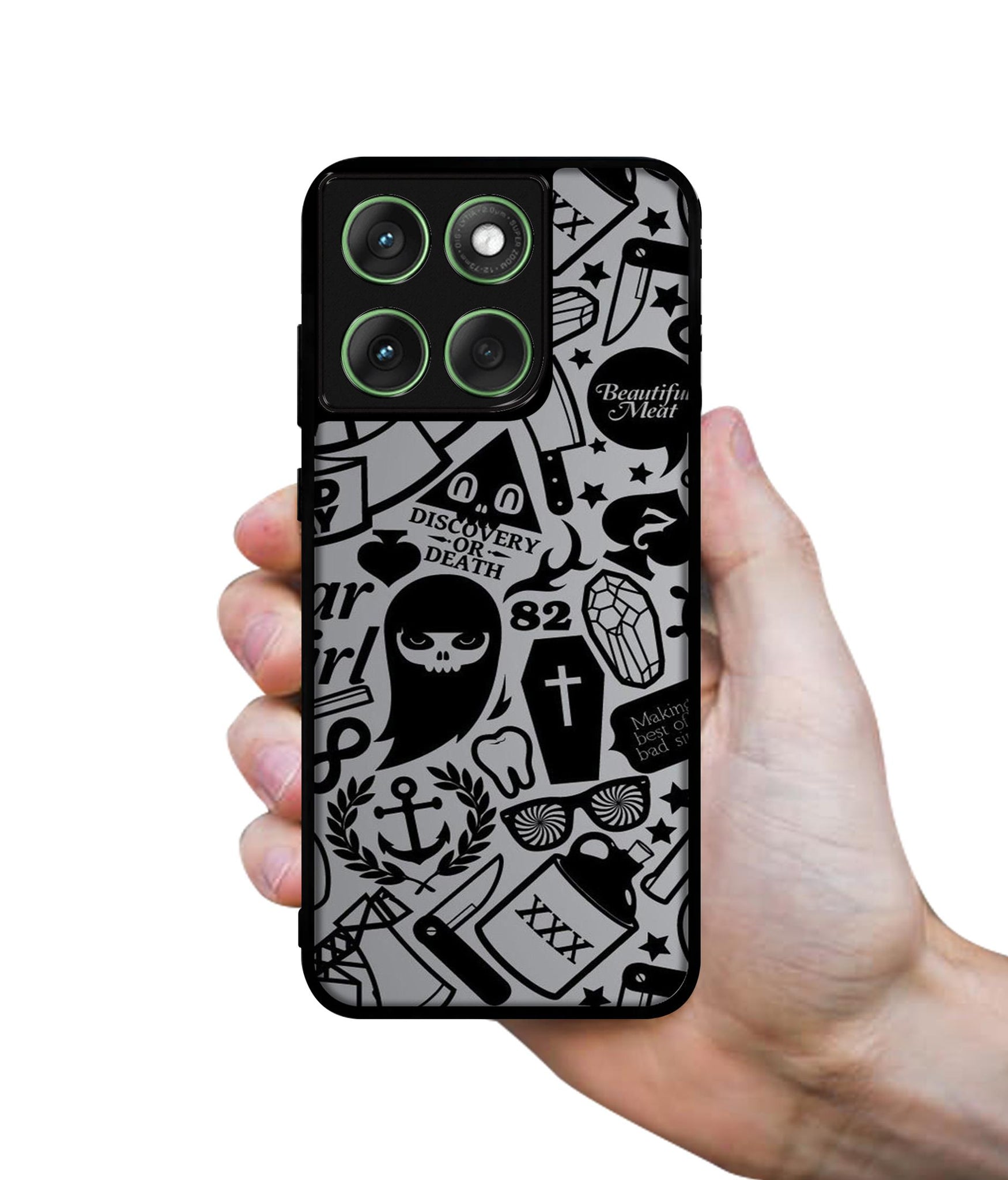 Discover Or Death Designer 2D Printed Back Case Cover for Motorola Moto Edge 60 5G / Edge 60 Fusion 5G