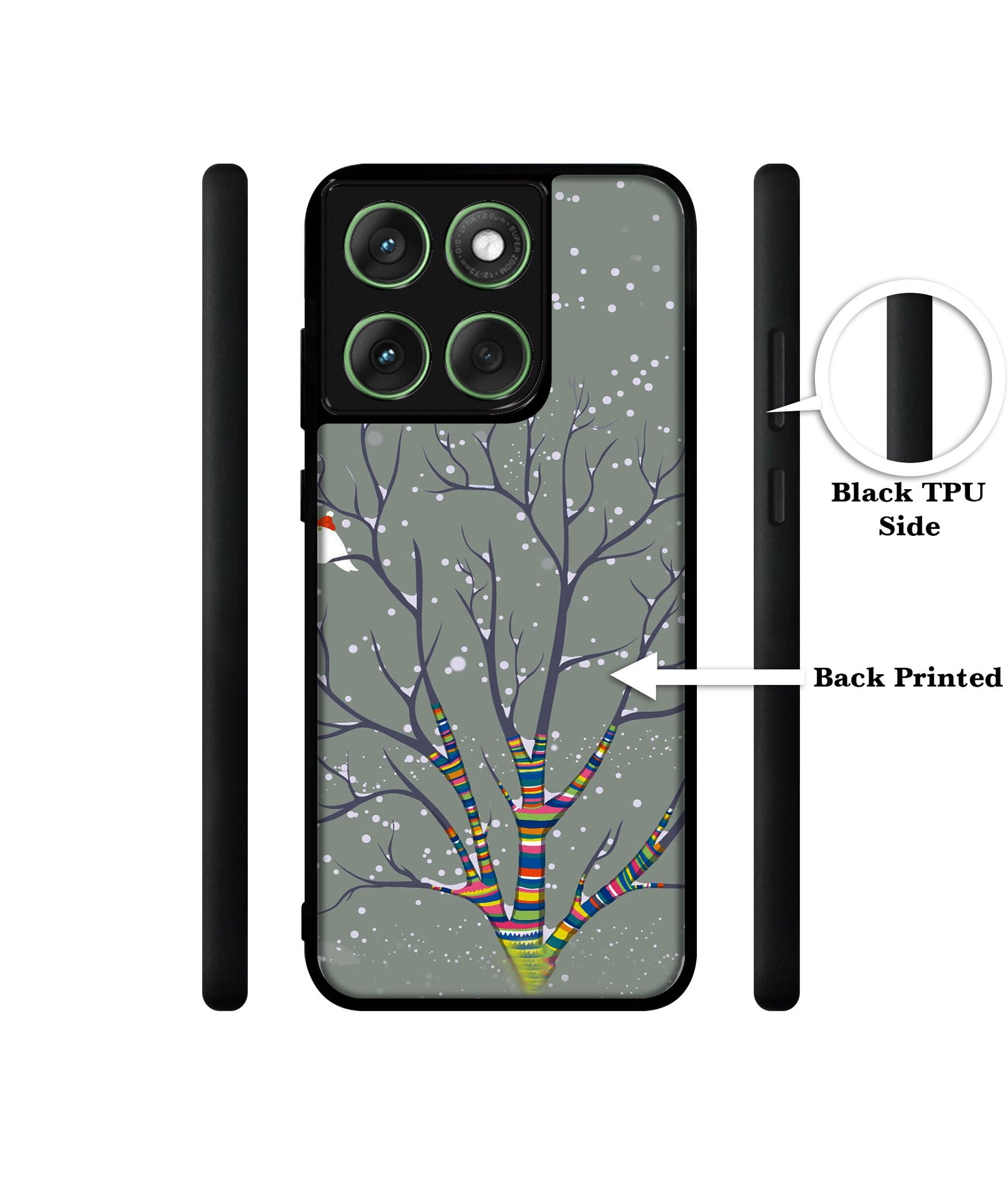 Winter Pattern Print Designer 2D Printed Back Case Cover for Motorola Moto Edge 60 5G / Edge 60 Fusion 5G