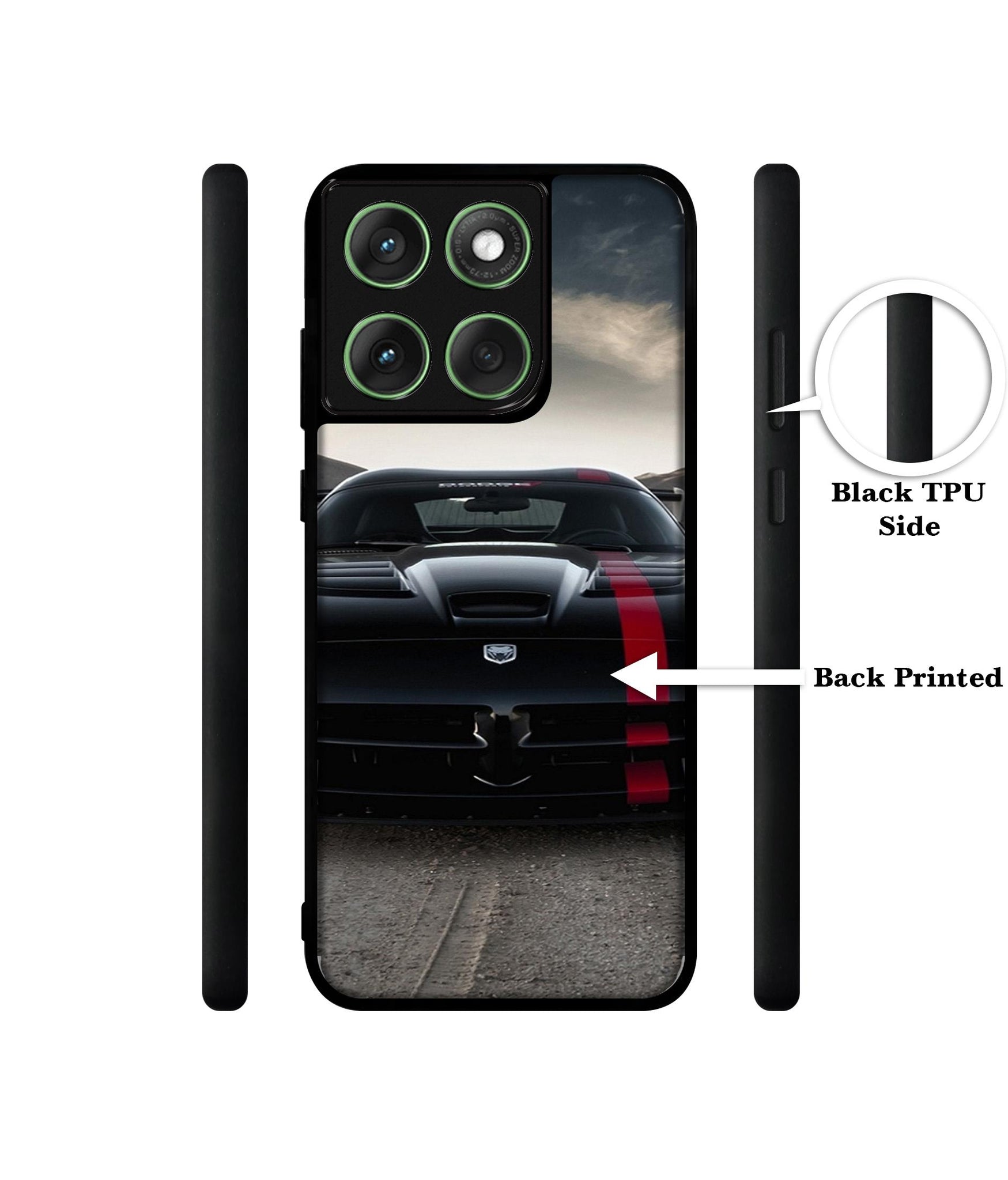 Sports Car Pattern Designer 2D Printed Back Case Cover for Motorola Moto Edge 60 5G / Edge 60 Fusion 5G