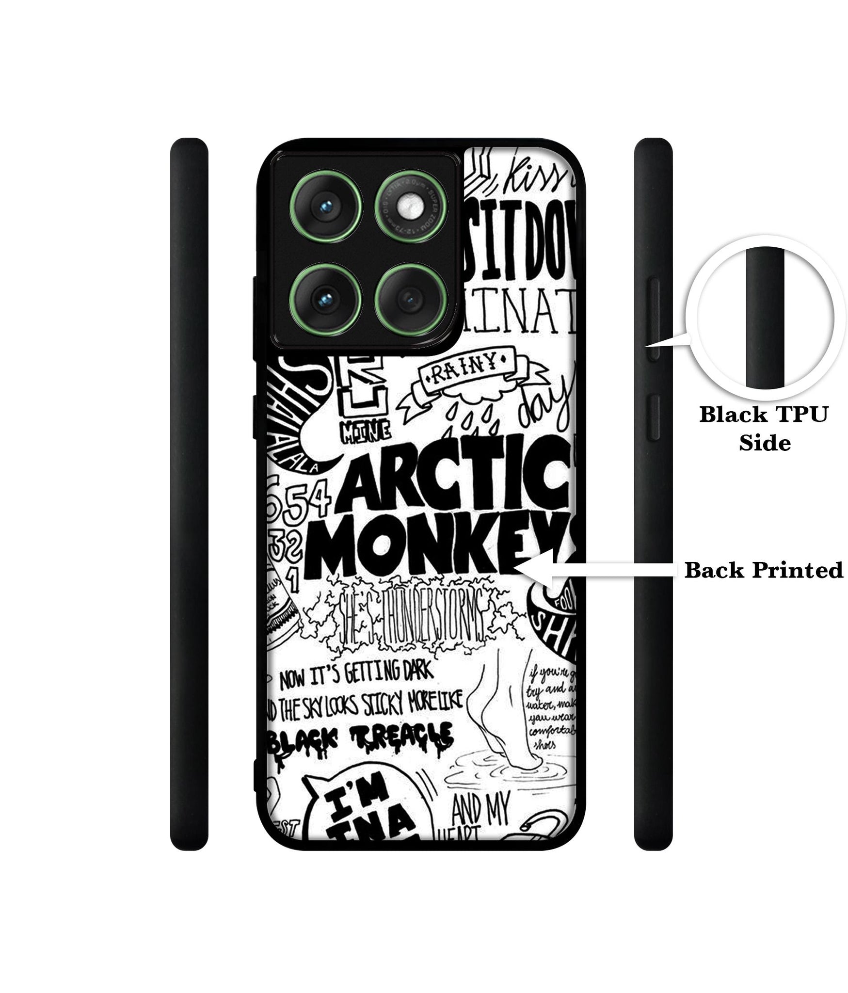 Arctic Monkeys Pattern Designer 2D Printed Back Case Cover for Motorola Moto Edge 60 5G / Edge 60 Fusion 5G