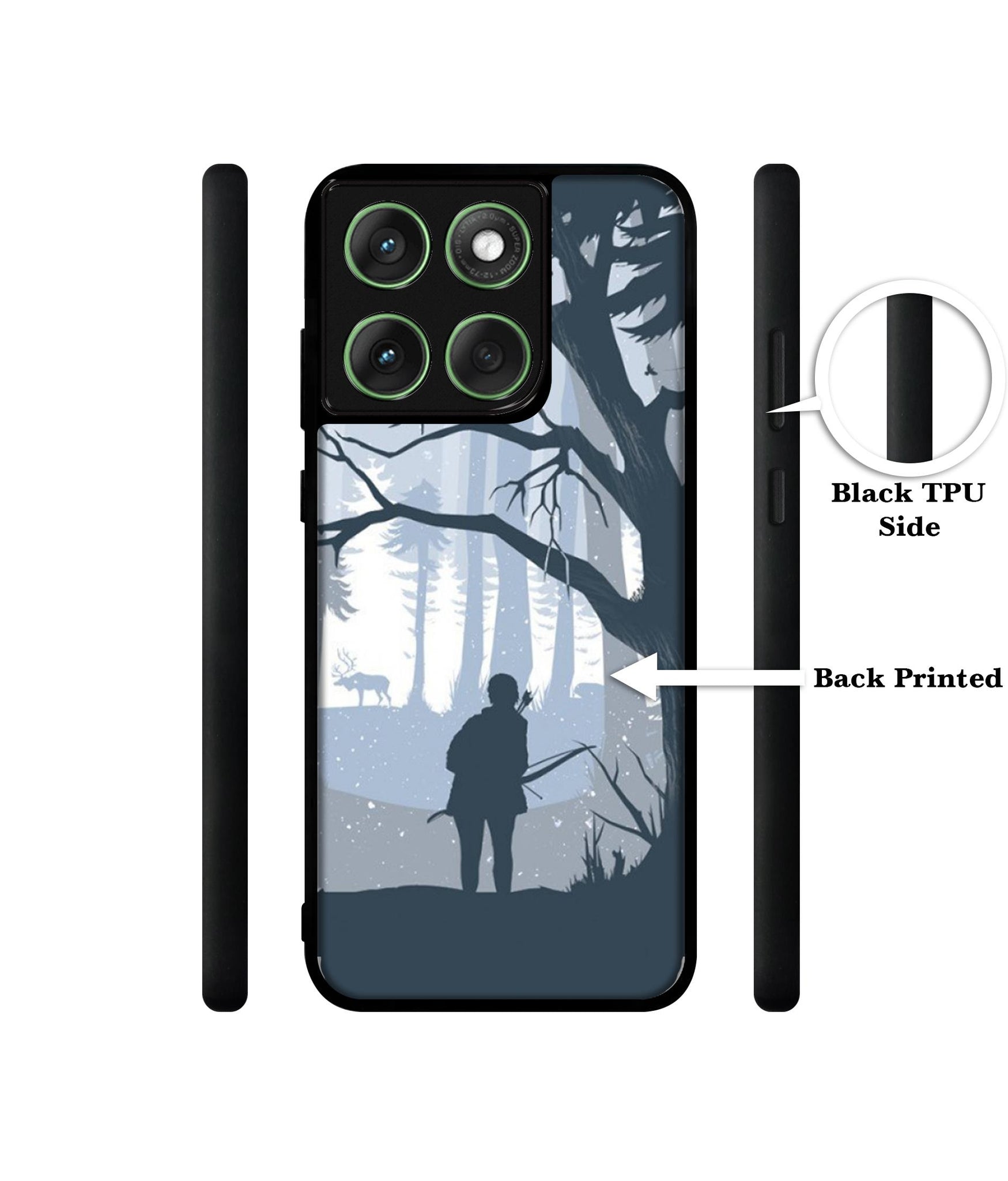Hunter Designer 2D Printed Back Case Cover for Motorola Moto Edge 60 5G / Edge 60 Fusion 5G