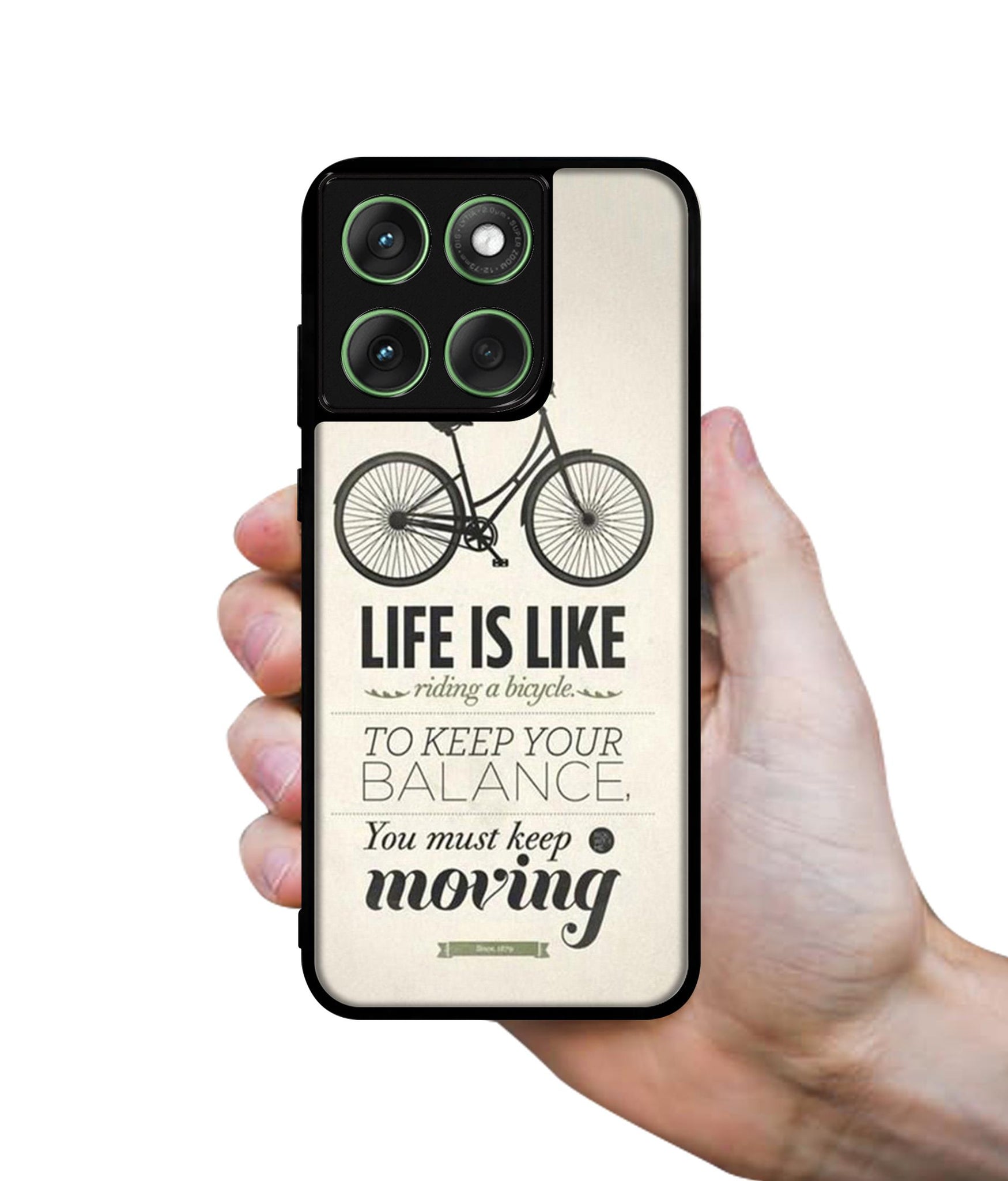 Life is Like Moving Designer 2D Printed Back Case Cover for Motorola Moto Edge 60 5G / Edge 60 Fusion 5G