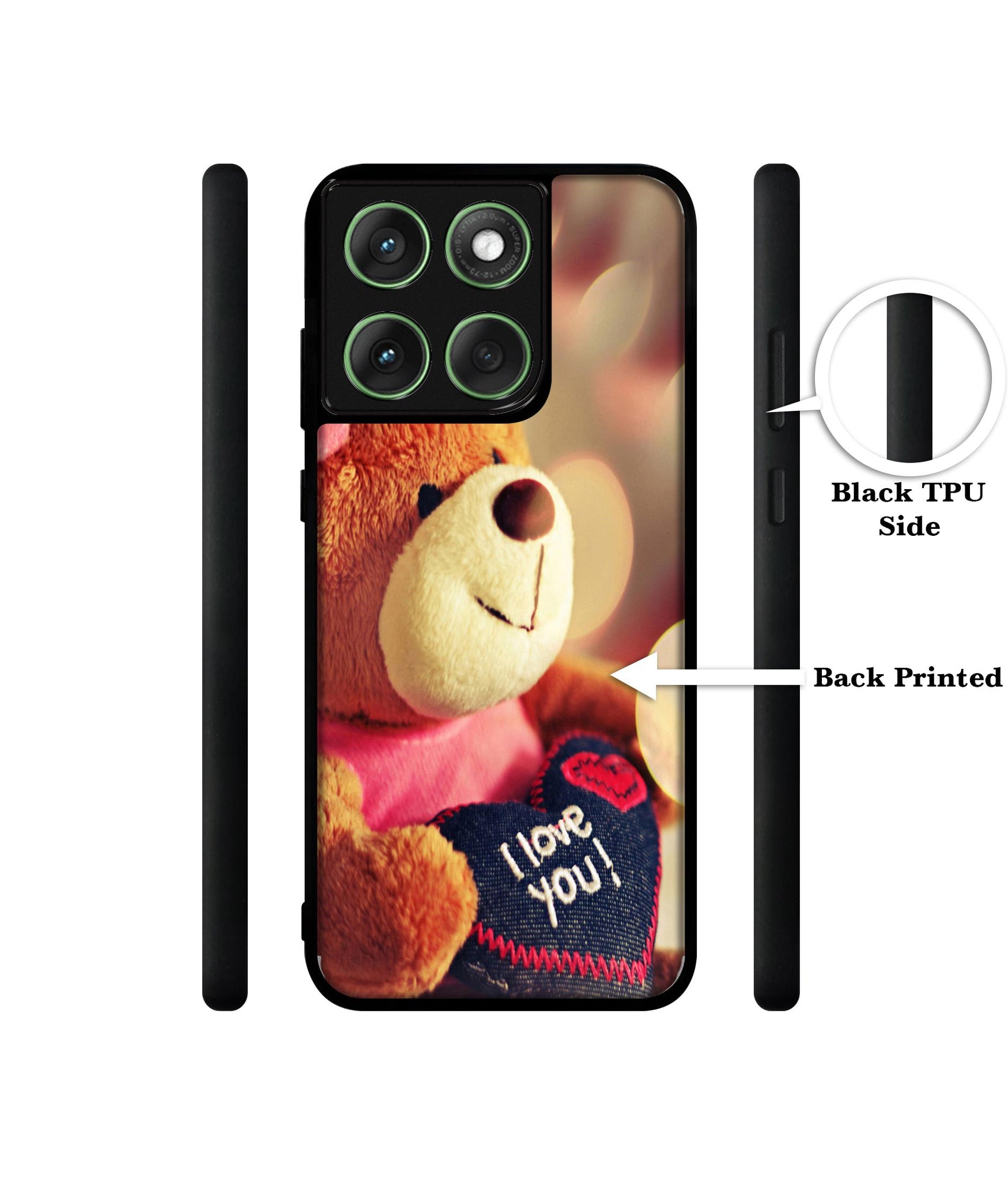 Teddy Bear Designer 2D Printed Back Case Cover for Motorola Moto Edge 60 5G / Edge 60 Fusion 5G
