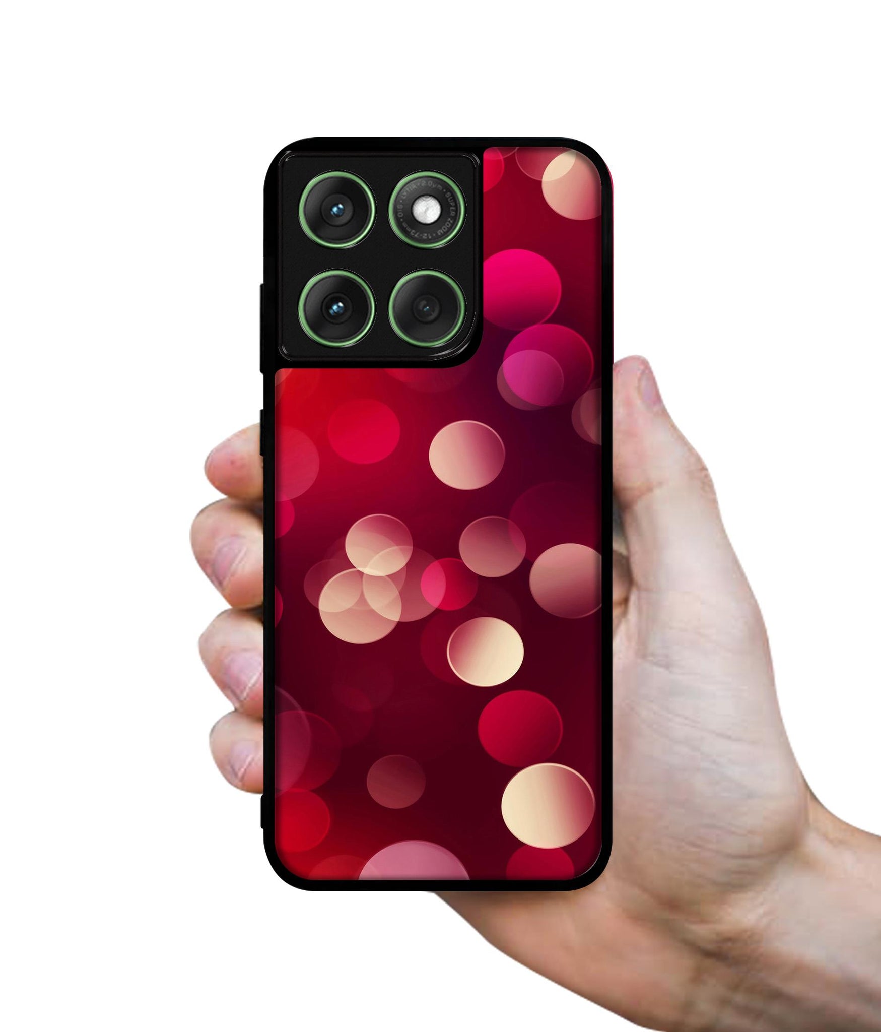 3D Circles Designer 2D Printed Back Case Cover for Motorola Moto Edge 60 5G / Edge 60 Fusion 5G