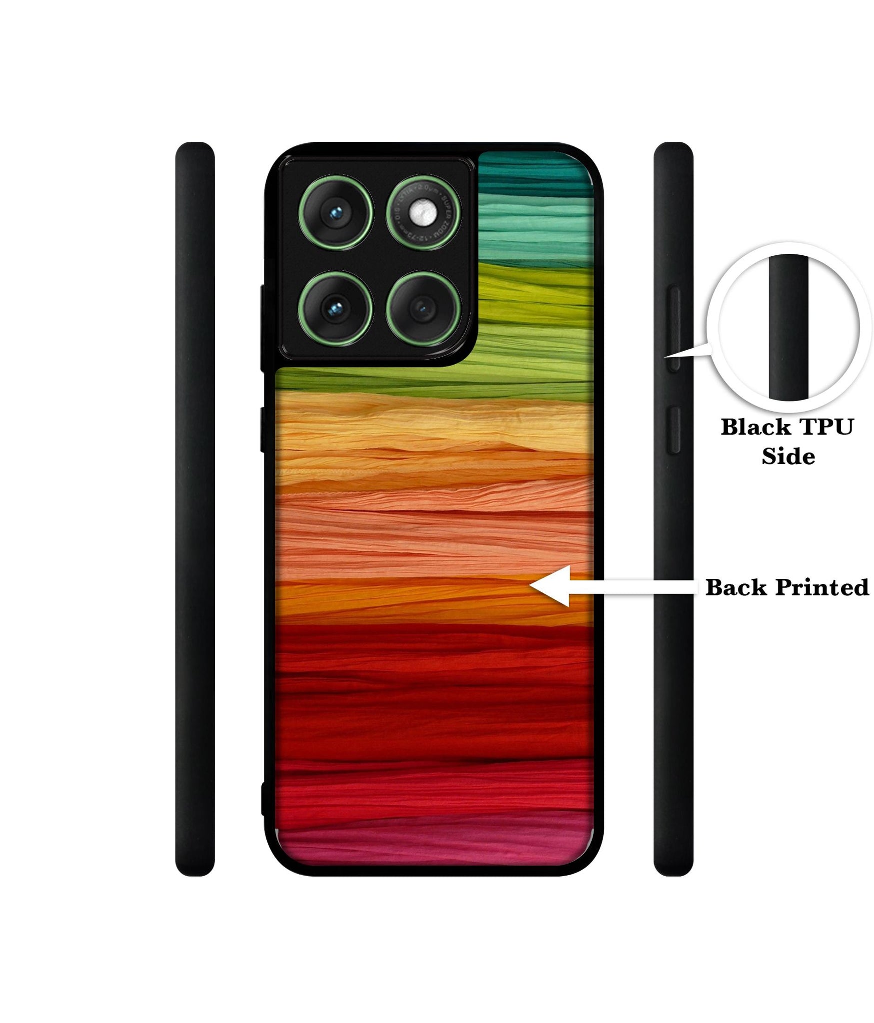 Colorful Thread Designer 2D Printed Back Case Cover for Motorola Moto Edge 60 5G / Edge 60 Fusion 5G