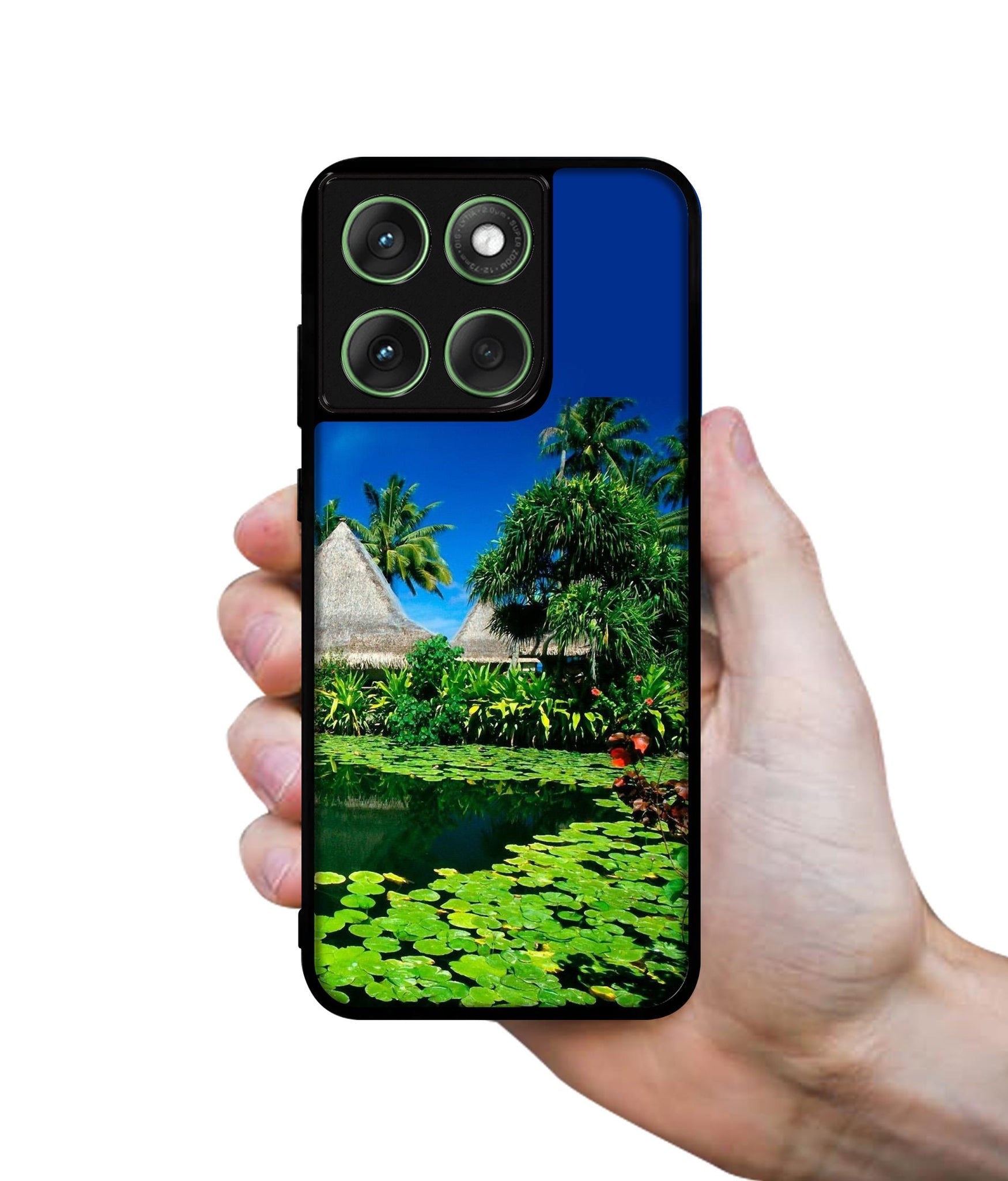 Tropics Water Designer 2D Printed Back Case Cover for Motorola Moto Edge 60 5G / Edge 60 Fusion 5G