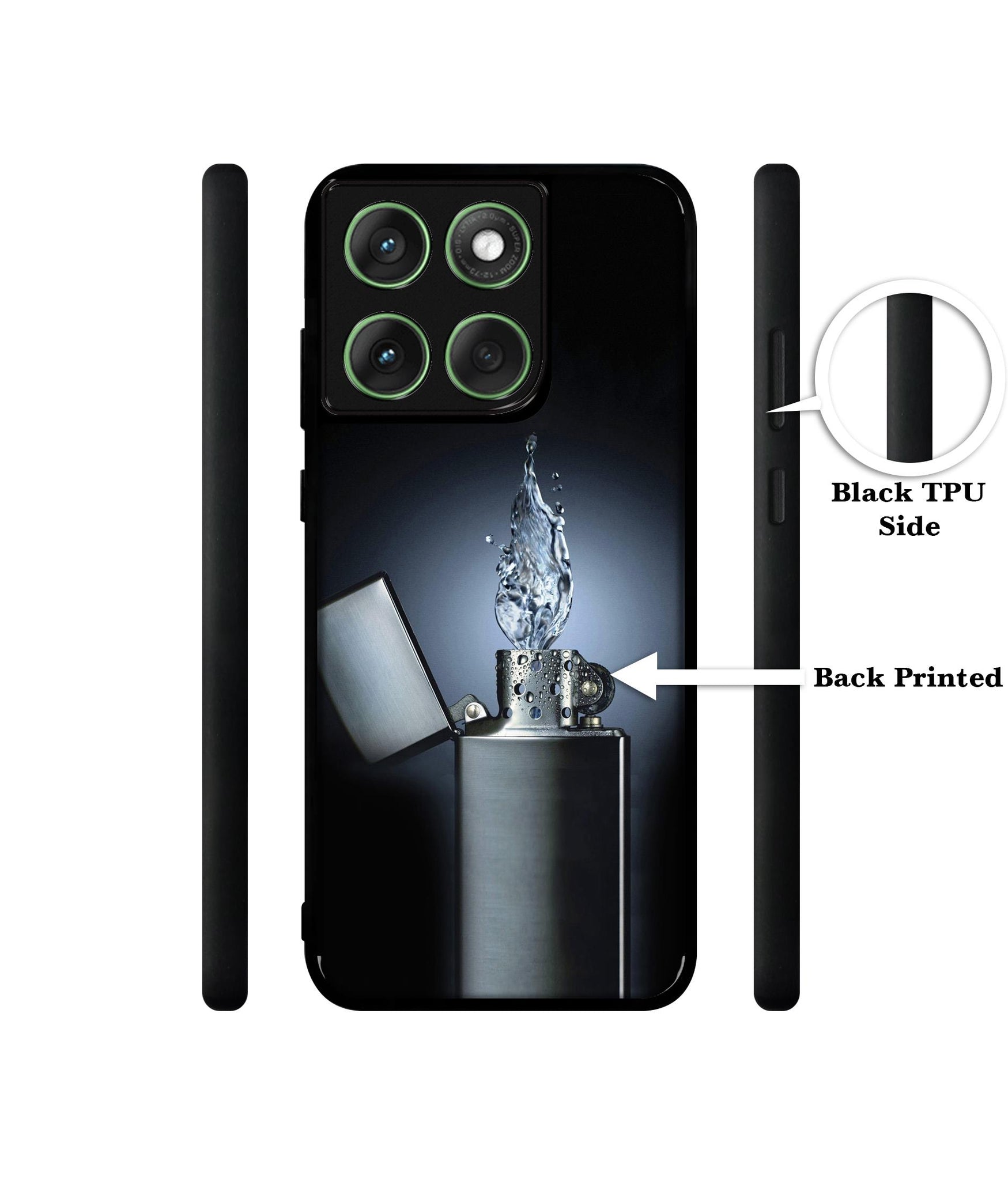 Water Lighter Designer 2D Printed Back Case Cover for Motorola Moto Edge 60 5G / Edge 60 Fusion 5G