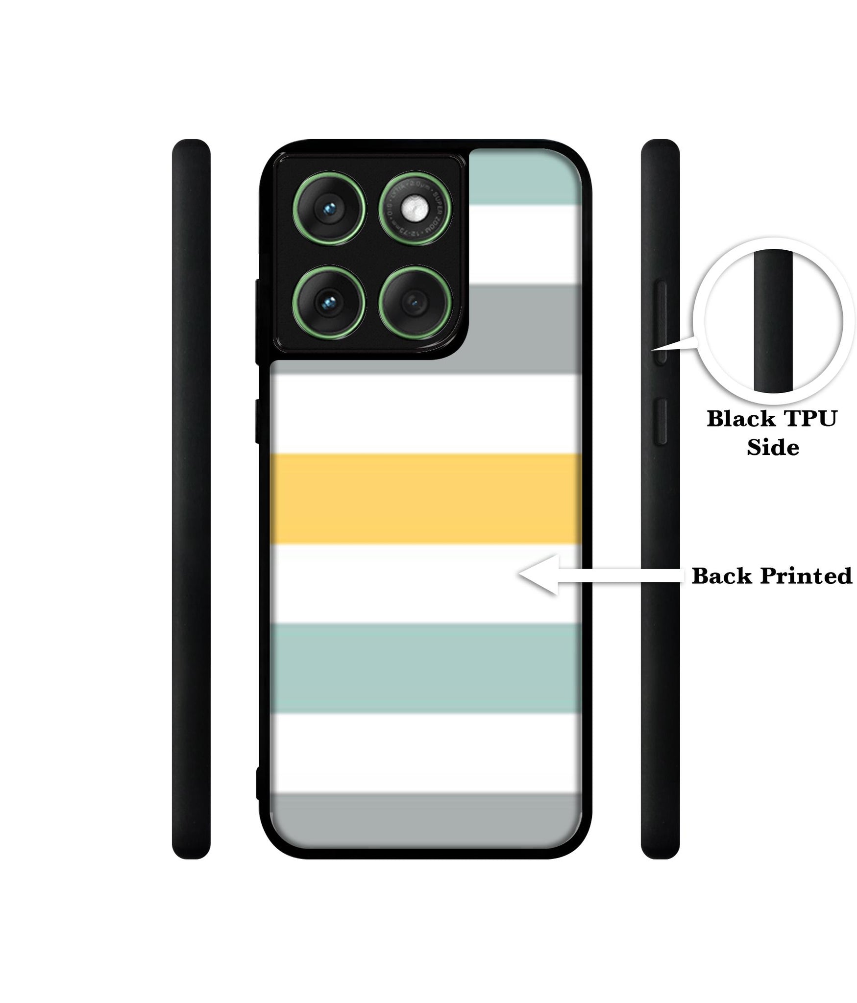 Line Texture Designer 2D Printed Back Case Cover for Motorola Moto Edge 60 5G / Edge 60 Fusion 5G