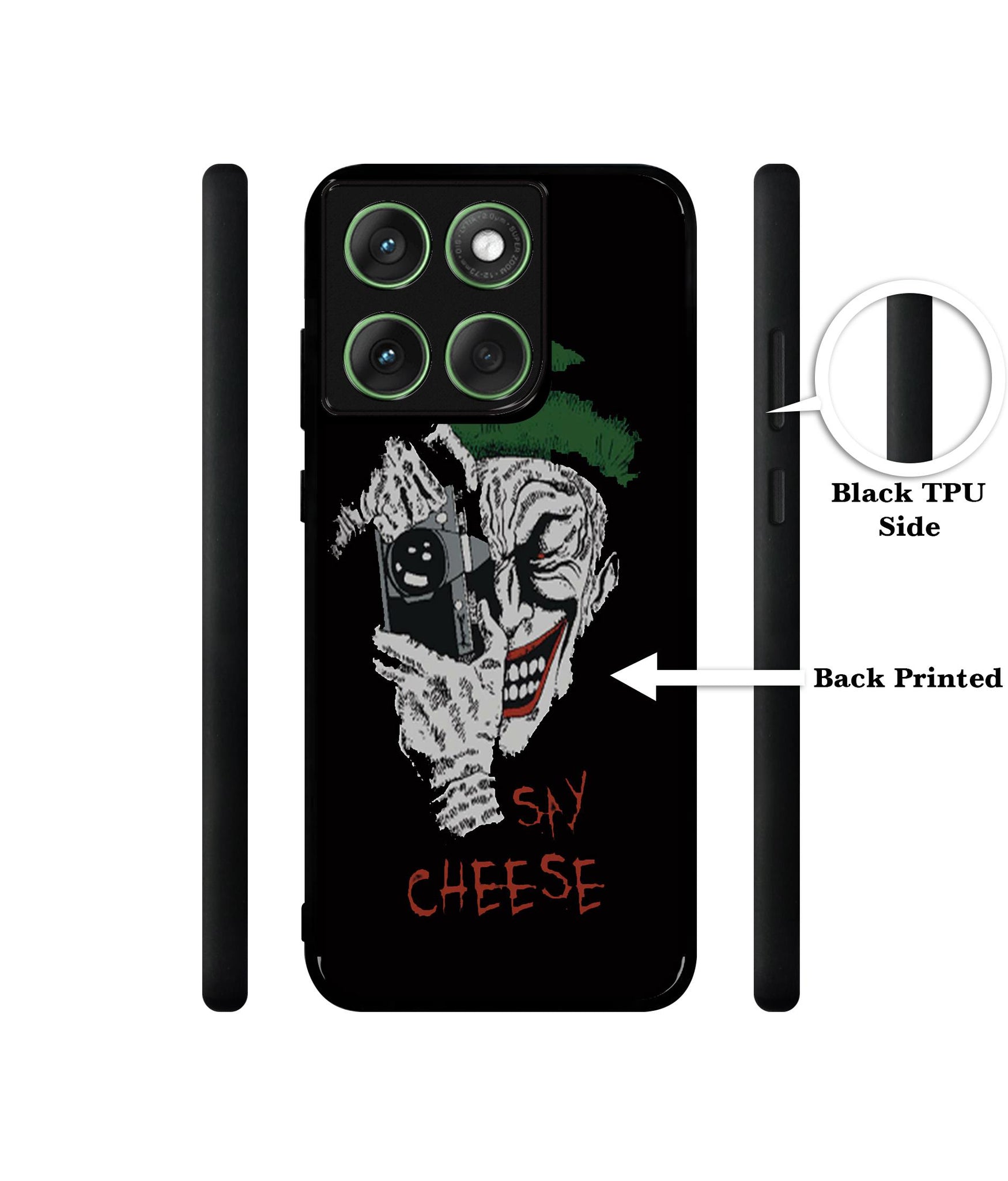 Joker Say Cheese Designer 2D Printed Back Case Cover for Motorola Moto Edge 60 5G / Edge 60 Fusion 5G