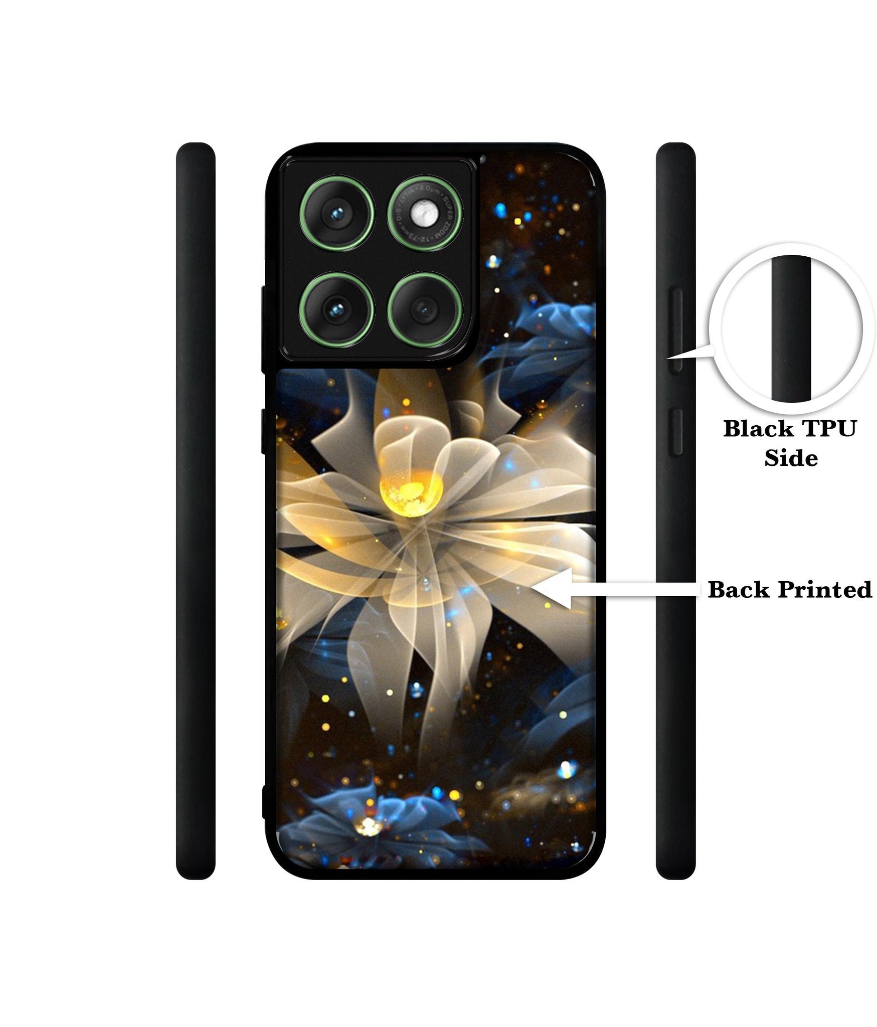 Art Flower Designer 2D Printed Back Case Cover for Motorola Moto Edge 60 5G / Edge 60 Fusion 5G