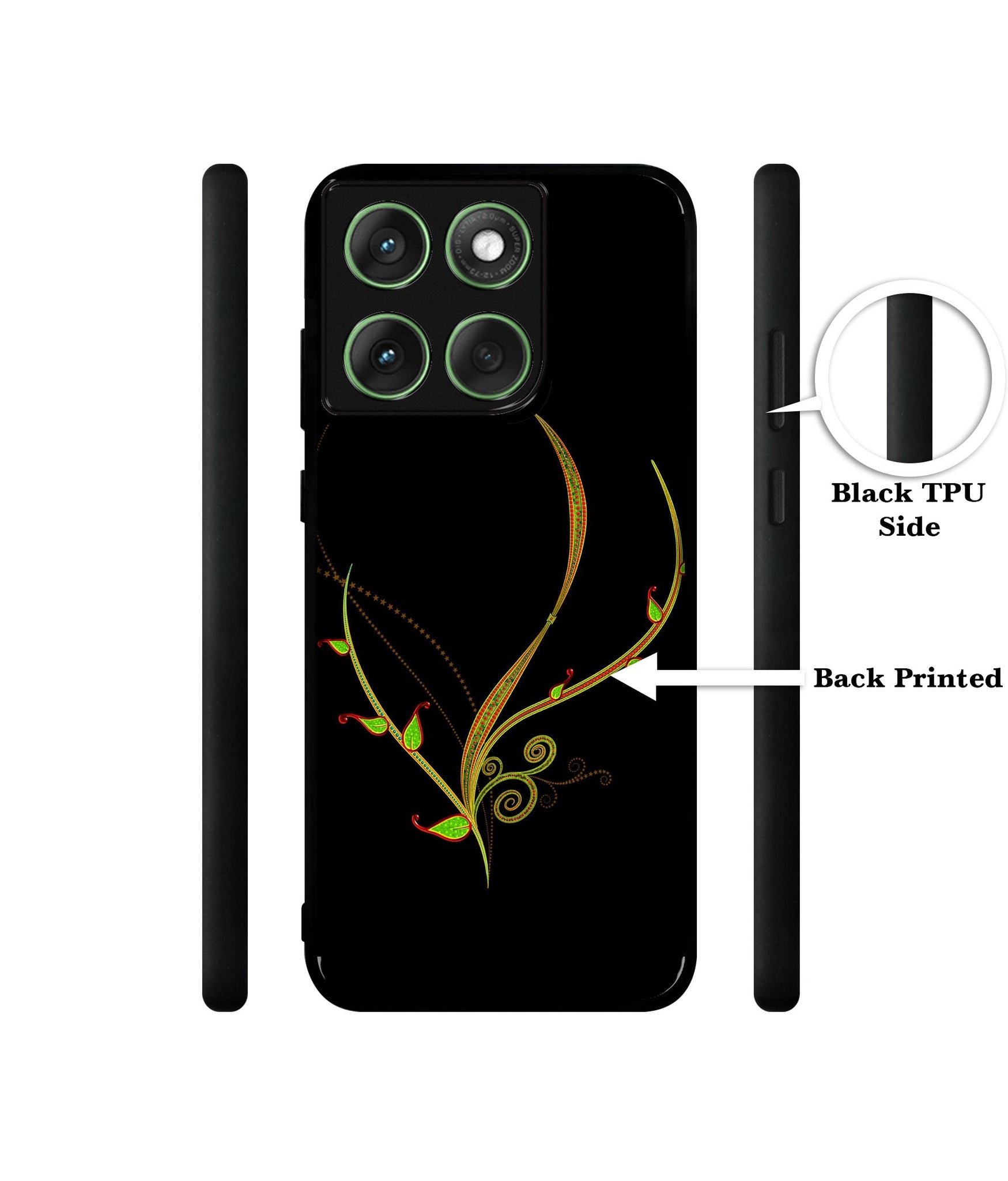 Yellow Pattern Designer 2D Printed Back Case Cover for Motorola Moto Edge 60 5G / Edge 60 Fusion 5G