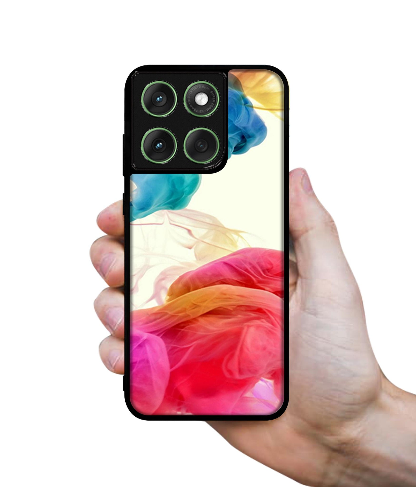 Colored Smoke Designer 2D Printed Back Case Cover for Motorola Moto Edge 60 5G / Edge 60 Fusion 5G