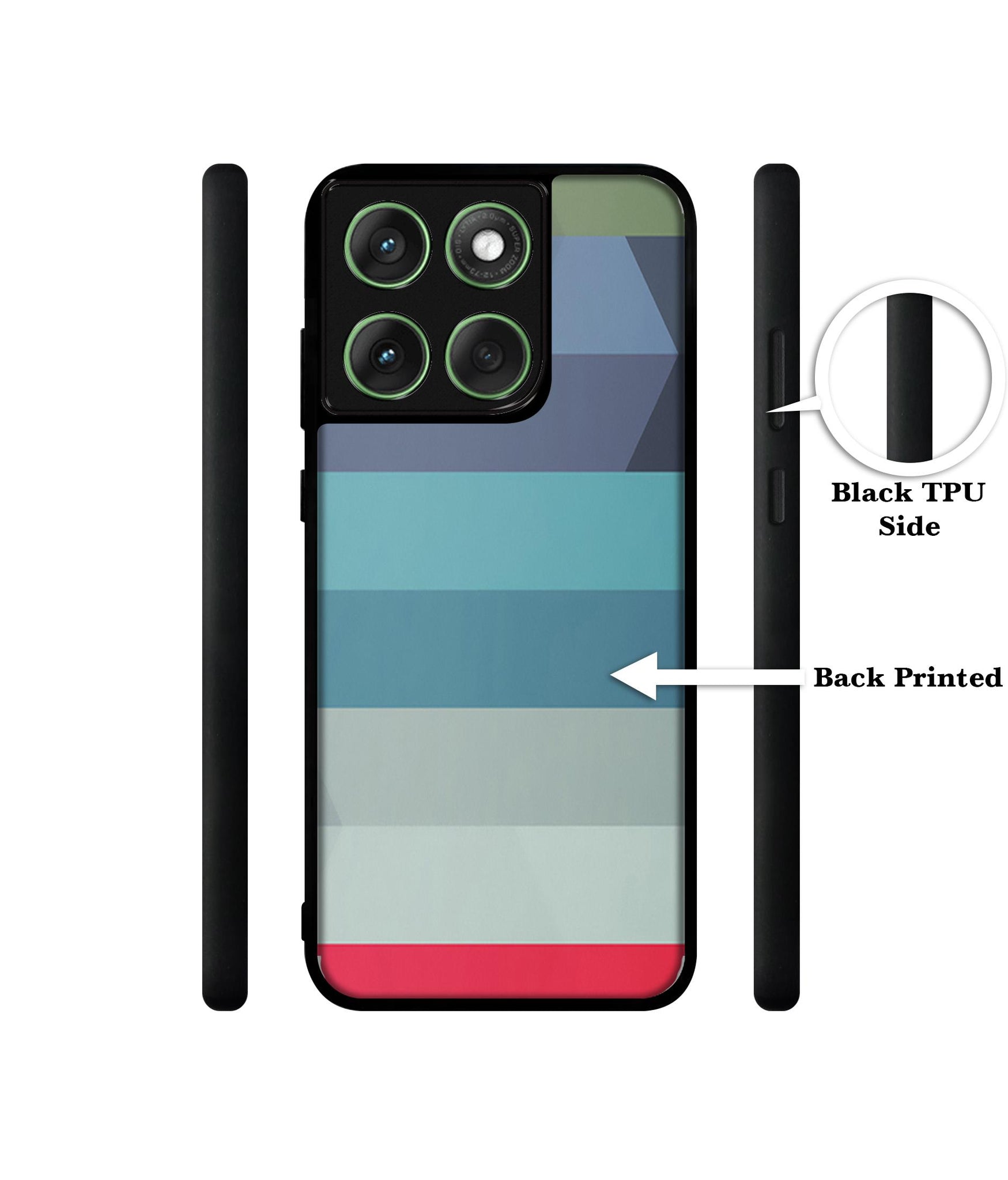 Colorful Lines Designer 2D Printed Back Case Cover for Motorola Moto Edge 60 5G / Edge 60 Fusion 5G