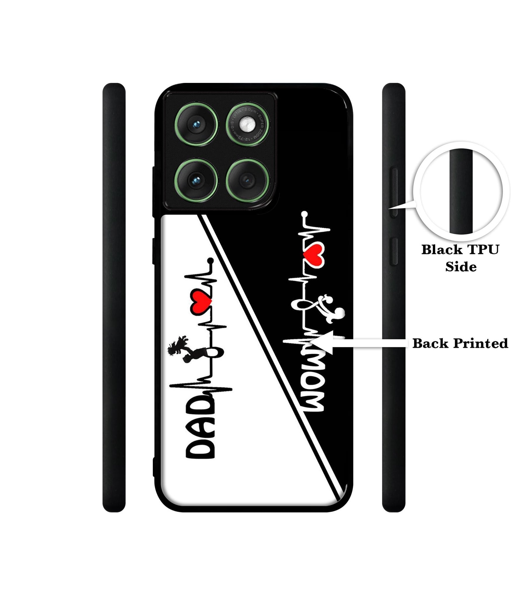 Mom and Dad Lover Designer 2D Printed Back Case Cover for Motorola Moto Edge 60 5G / Edge 60 Fusion 5G