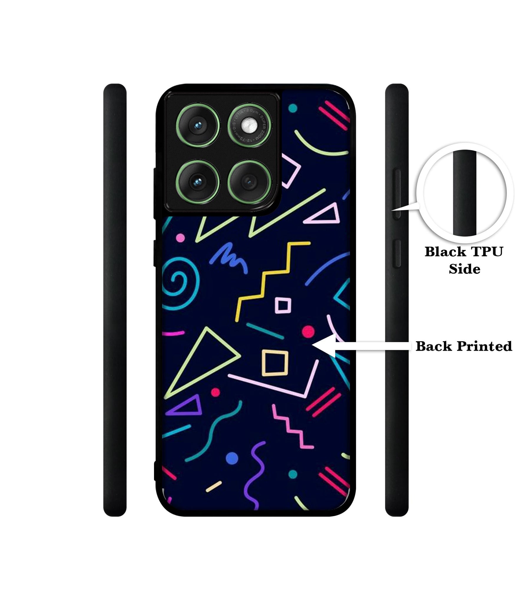Retro Abstract Designer 2D Printed Back Case Cover for Motorola Moto Edge 60 5G / Edge 60 Fusion 5G