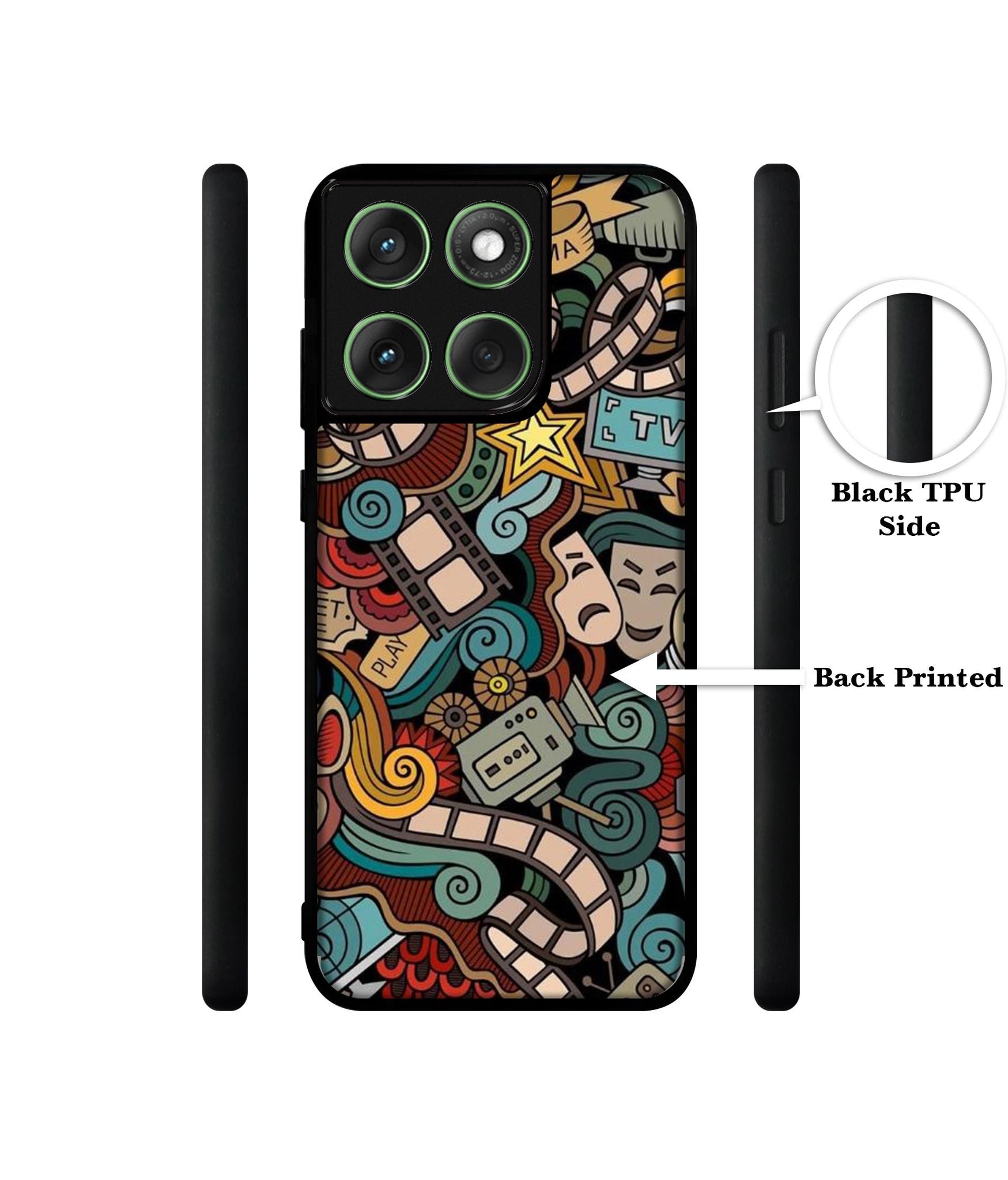 Movies Designer 2D Printed Back Case Cover for Motorola Moto Edge 60 5G / Edge 60 Fusion 5G