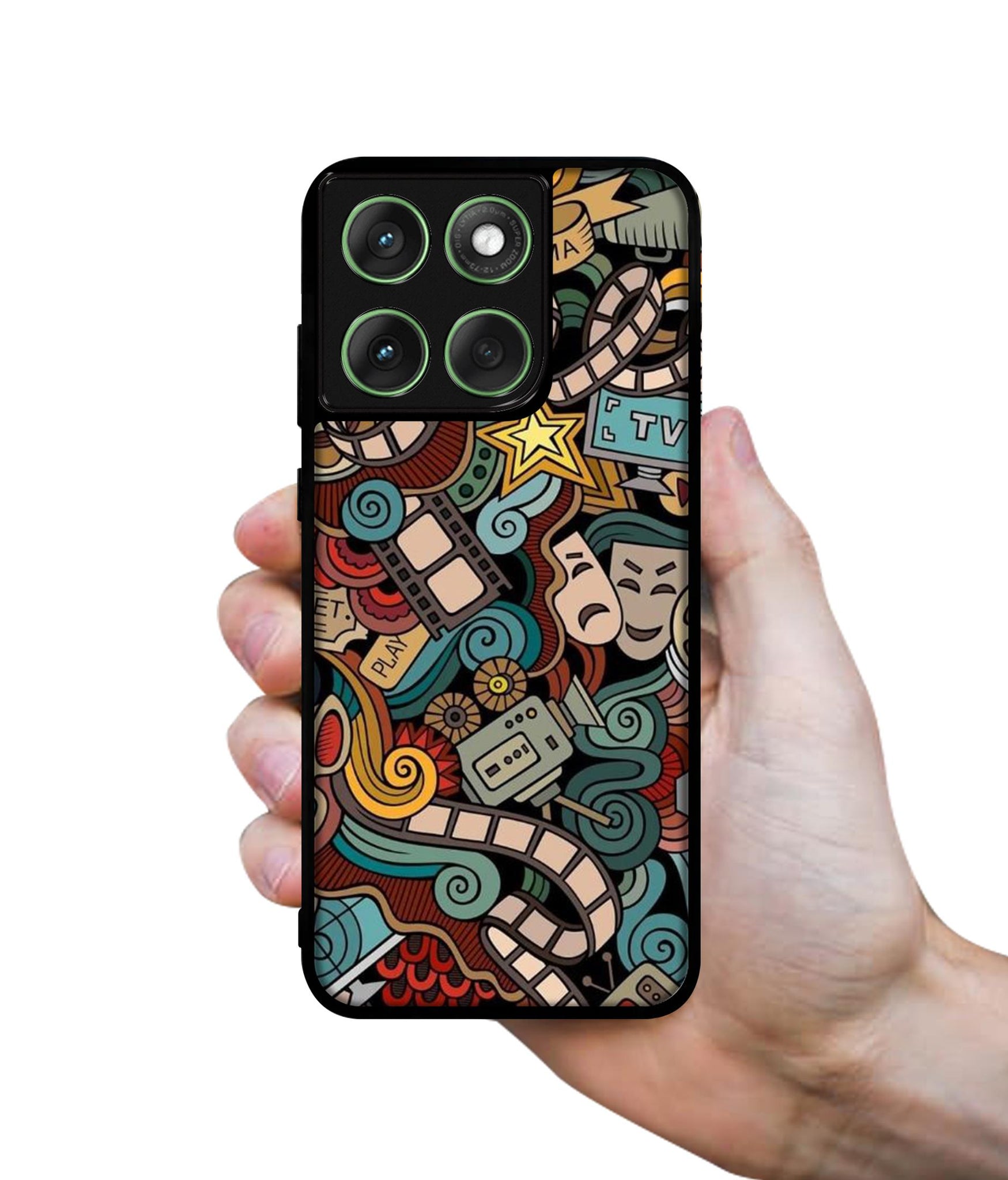 Movies Designer 2D Printed Back Case Cover for Motorola Moto Edge 60 5G / Edge 60 Fusion 5G