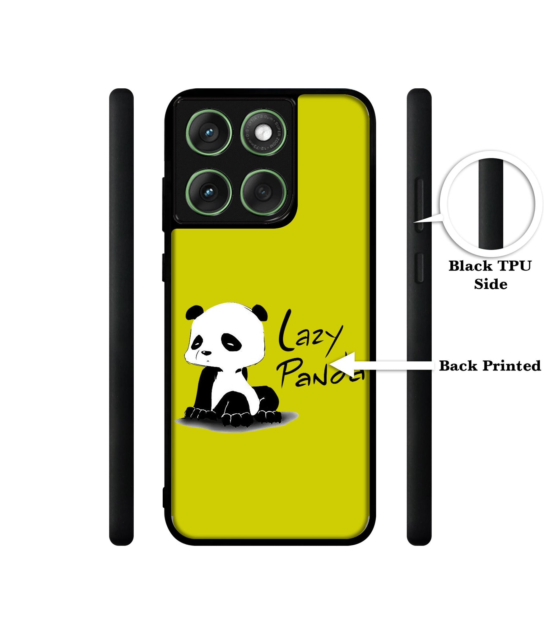 Lazy Panda Designer 2D Printed Back Case Cover for Motorola Moto Edge 60 5G / Edge 60 Fusion 5G