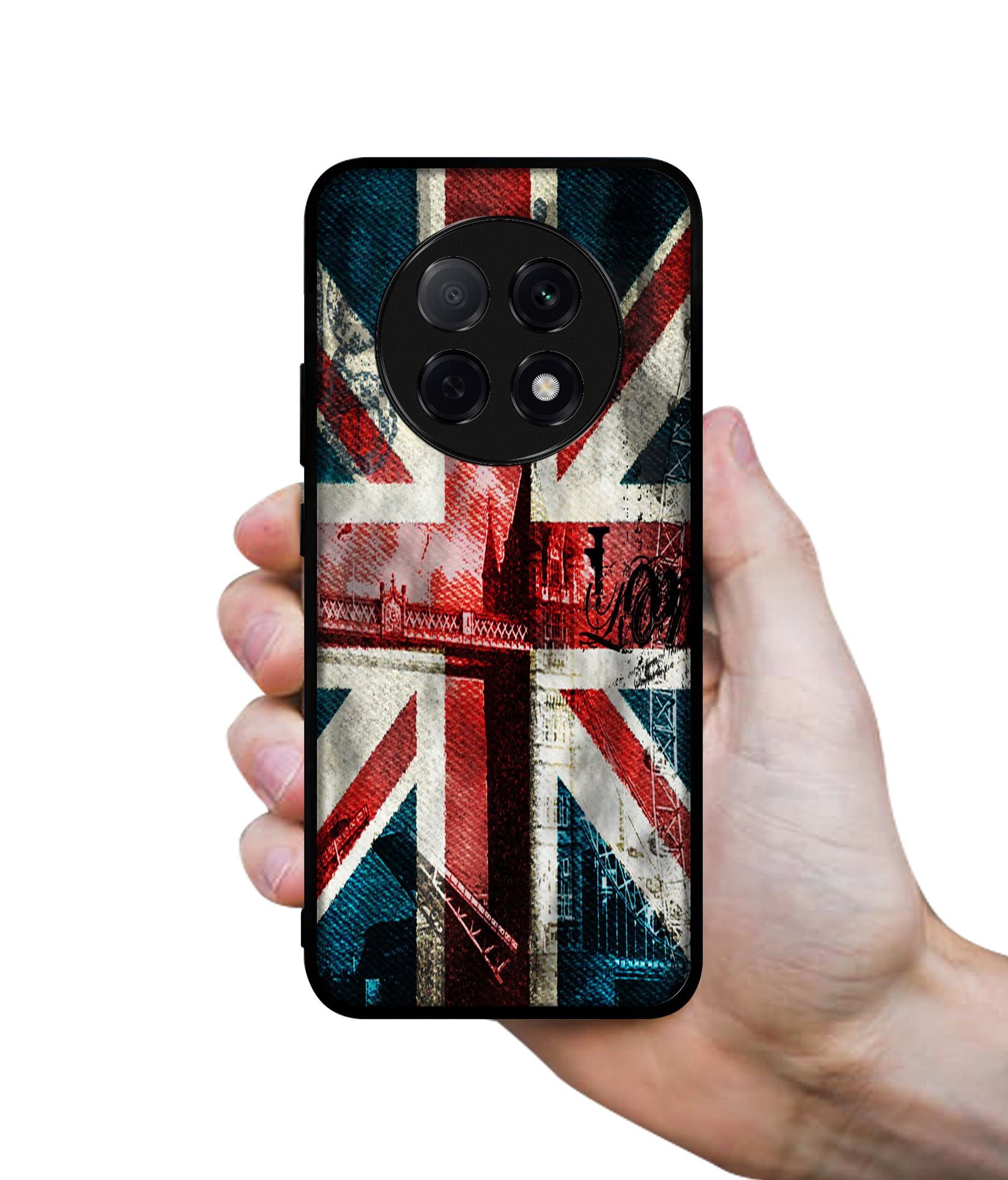 London Flag wallpaper Designer 2D Printed Back Case Cover for Oppo F29 Pro 5G