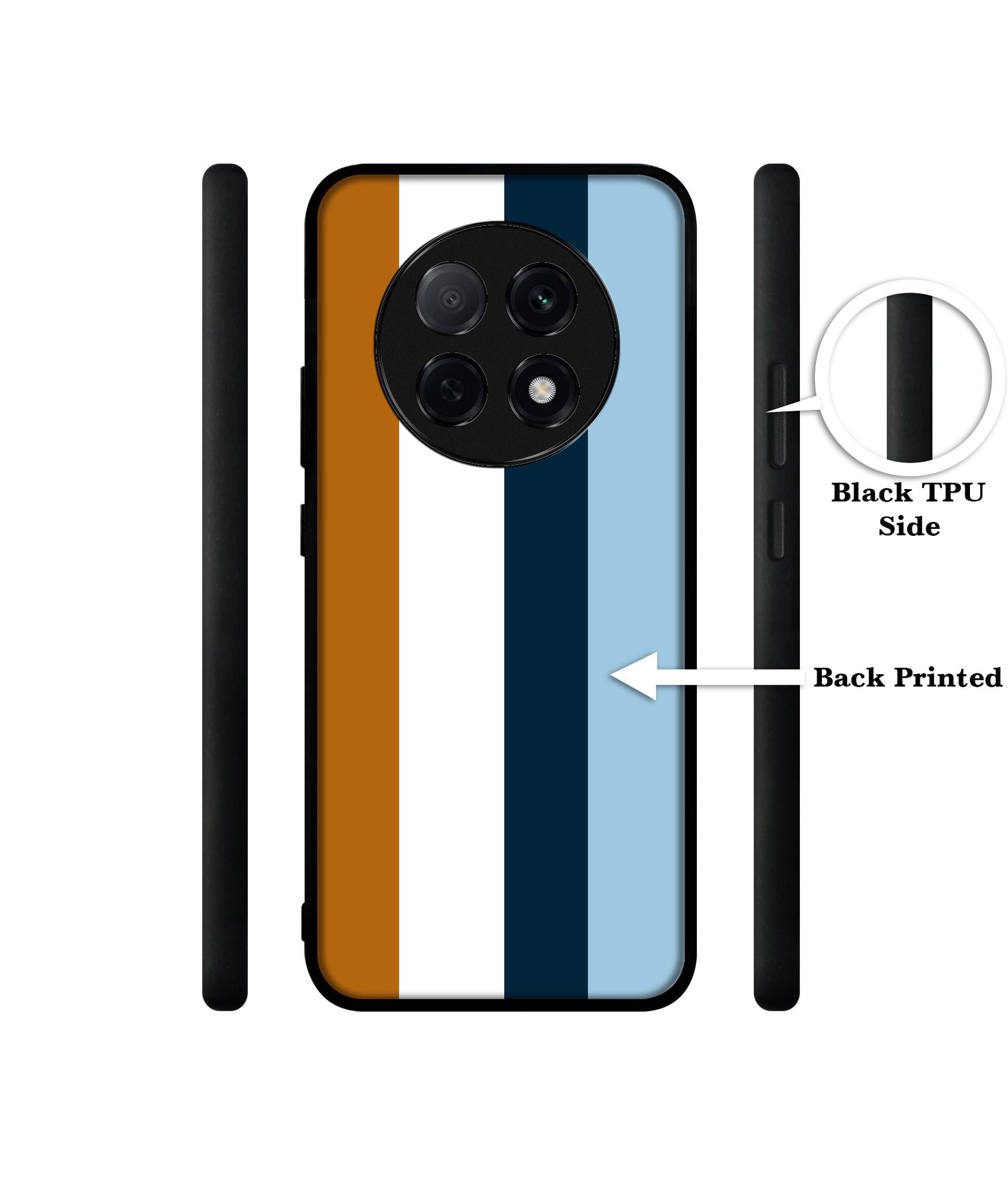 Color Stripes Designer 2D Printed Back Case Cover for Oppo F29 Pro 5G