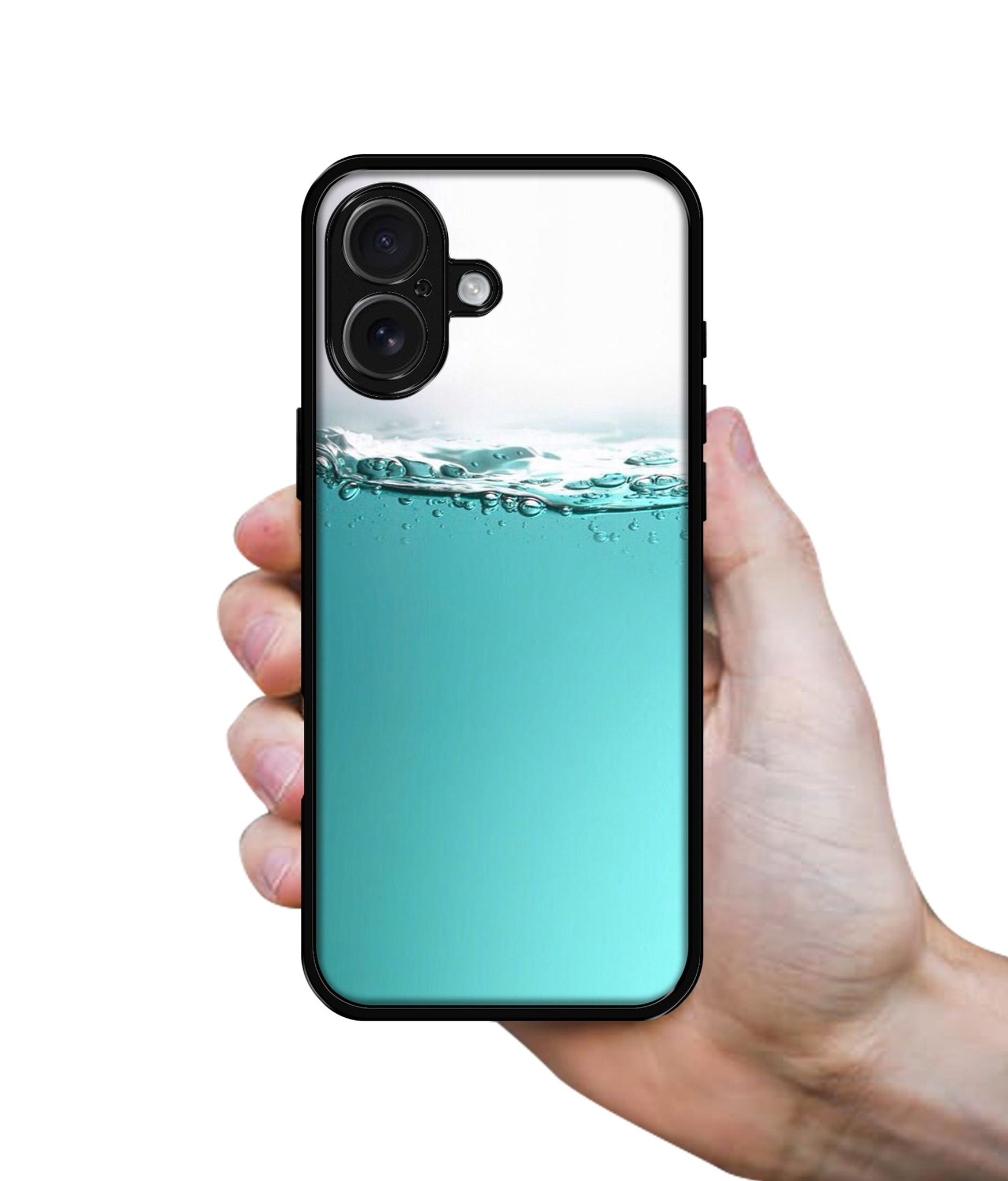 Half Fill Designer 2D Printed Back Case Cover for Apple iPhone 17