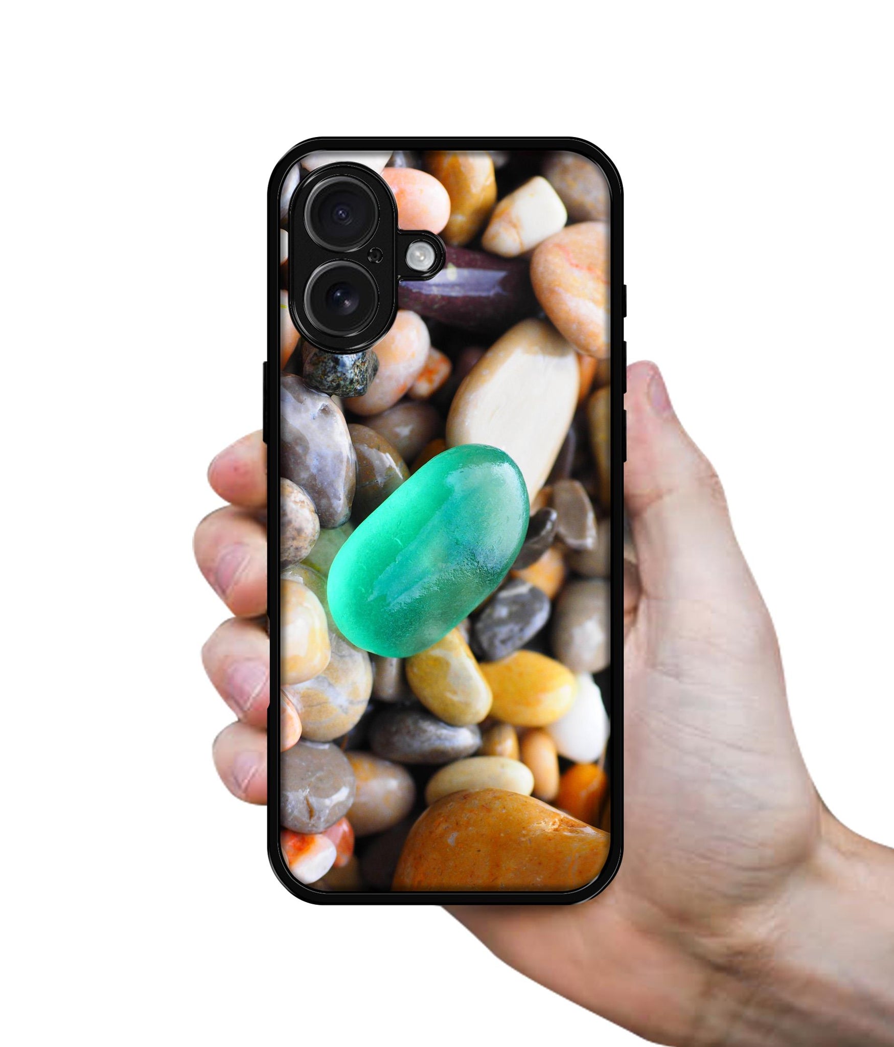 Sea Stones Designer 2D Printed Back Case Cover for Apple iPhone 17
