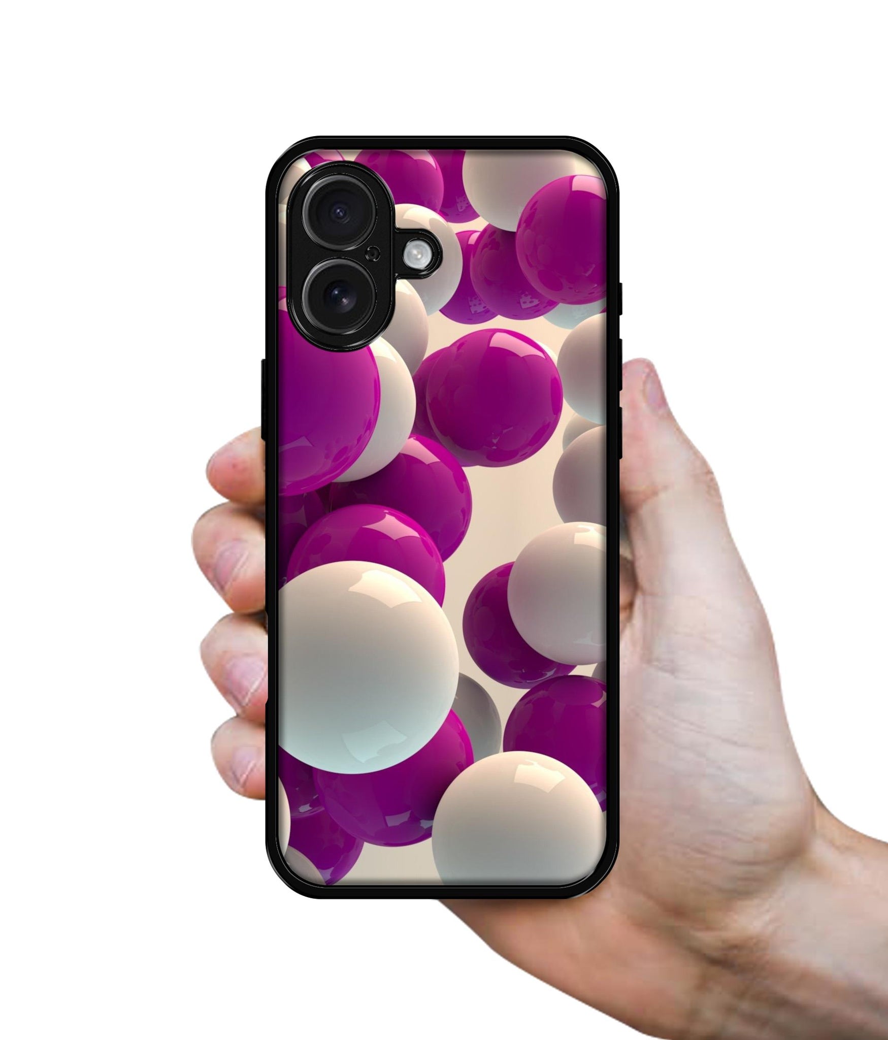 3D Balloons Designer 2D Printed Back Case Cover for Apple iPhone 17