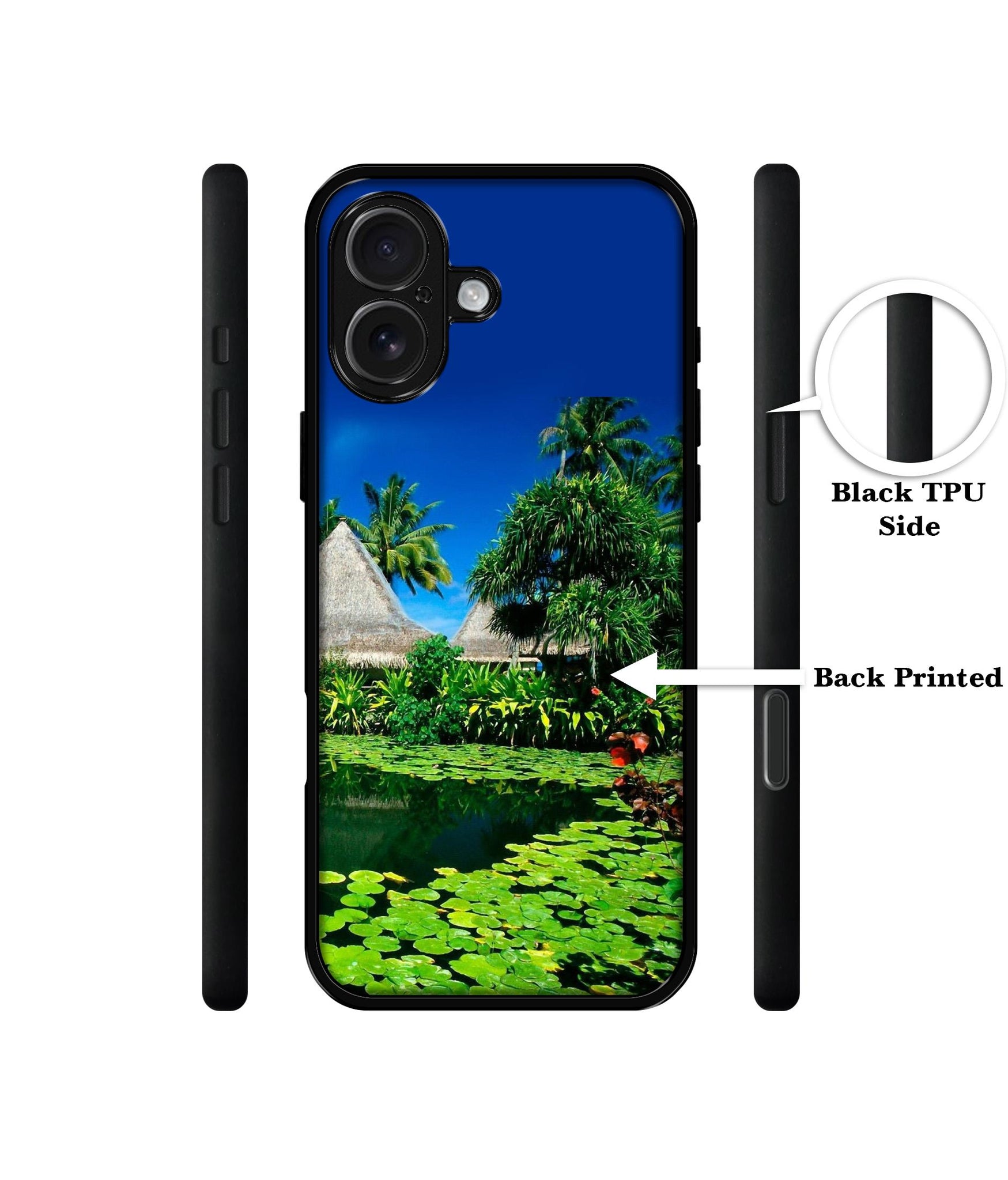 Tropics Water Designer 2D Printed Back Case Cover for Apple iPhone 17