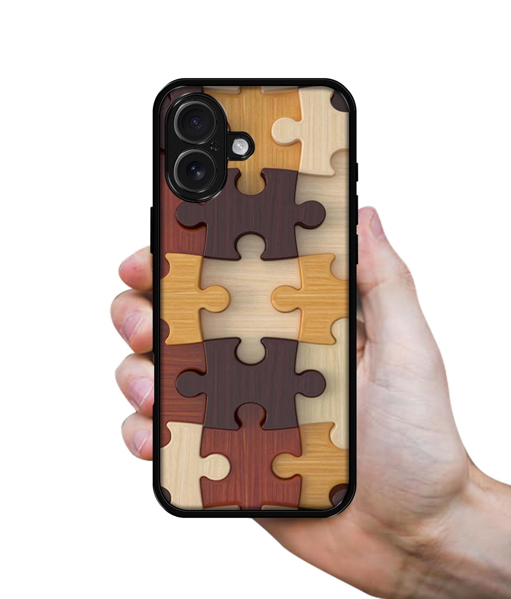 Puzzle Pattern Designer 2D Printed Back Case Cover for Apple iPhone 17