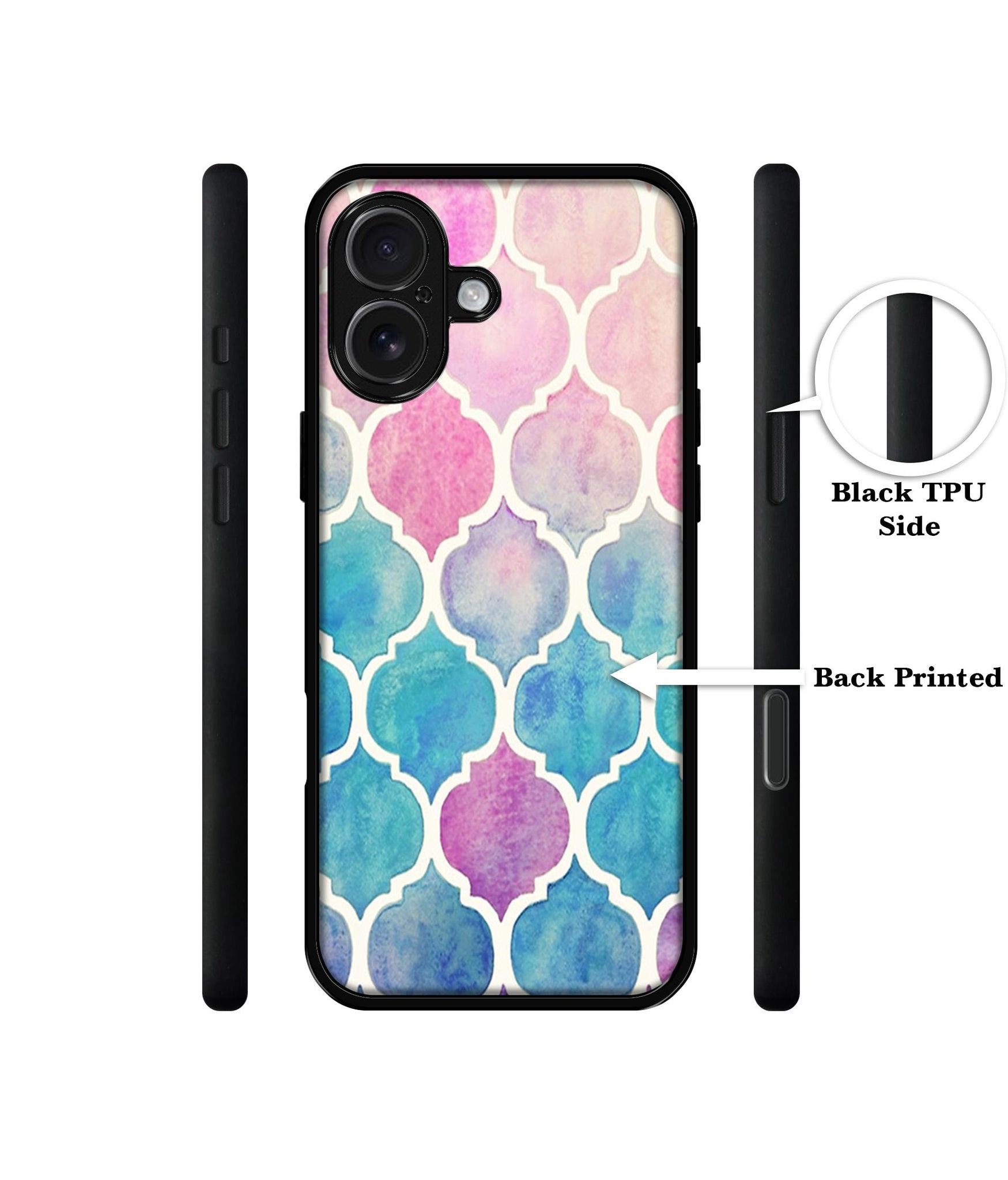 Patterns Art Designer 2D Printed Back Case Cover for Apple iPhone 17